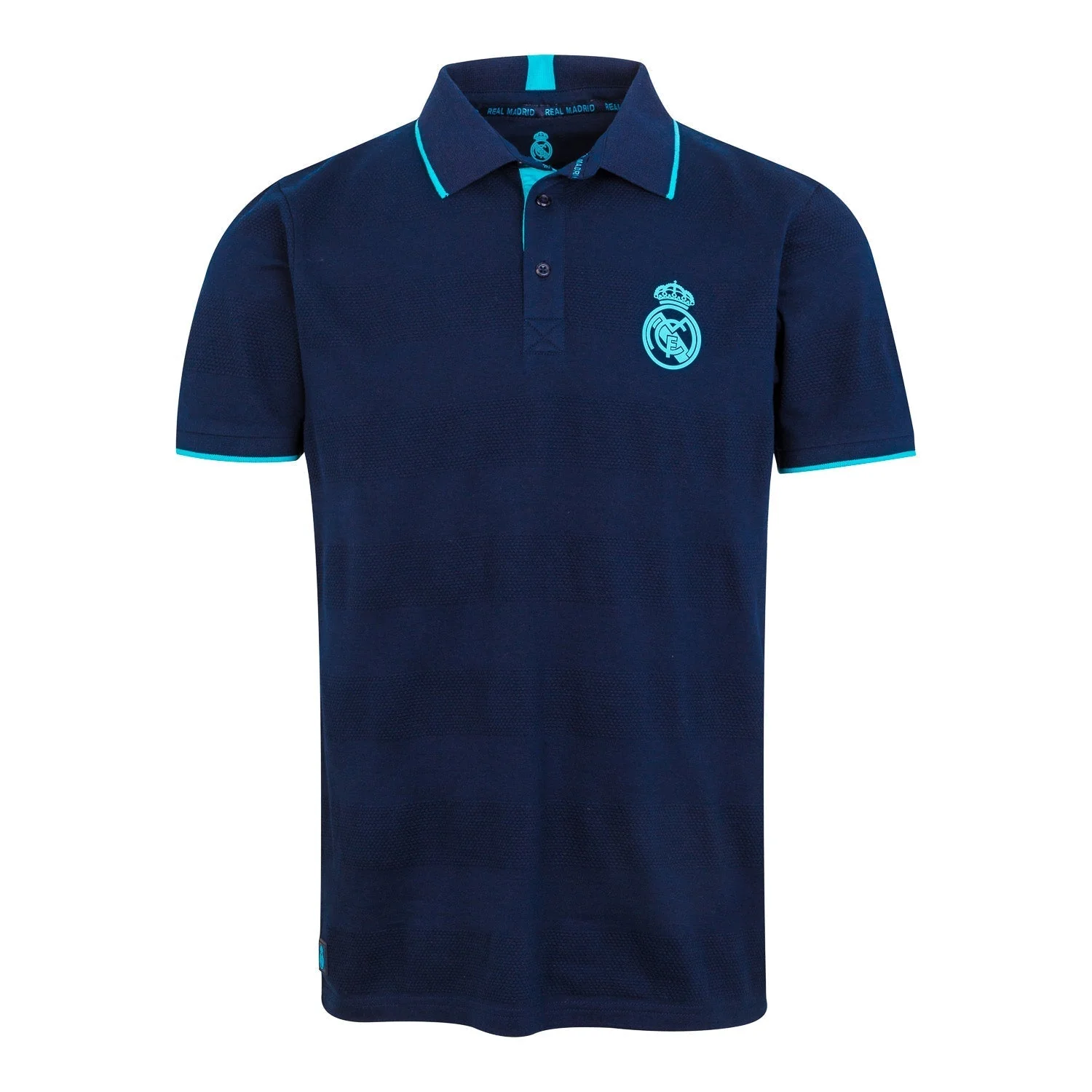 Polo Madrid Sky Estructura Rayas Hombre Tonal Azul