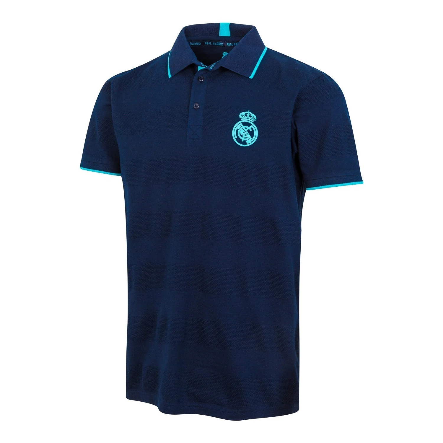 Polo Madrid Sky Estructura Rayas Hombre Tonal Azul - Image 3