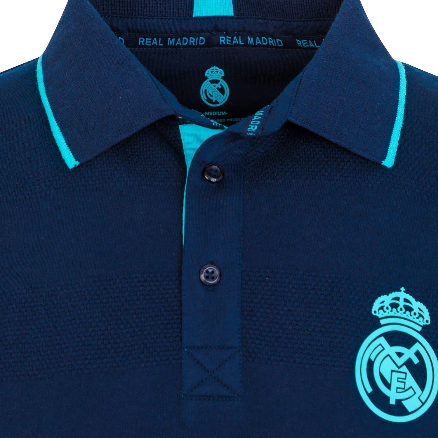 Polo Madrid Sky Estructura Rayas Hombre Tonal Azul - Image 4