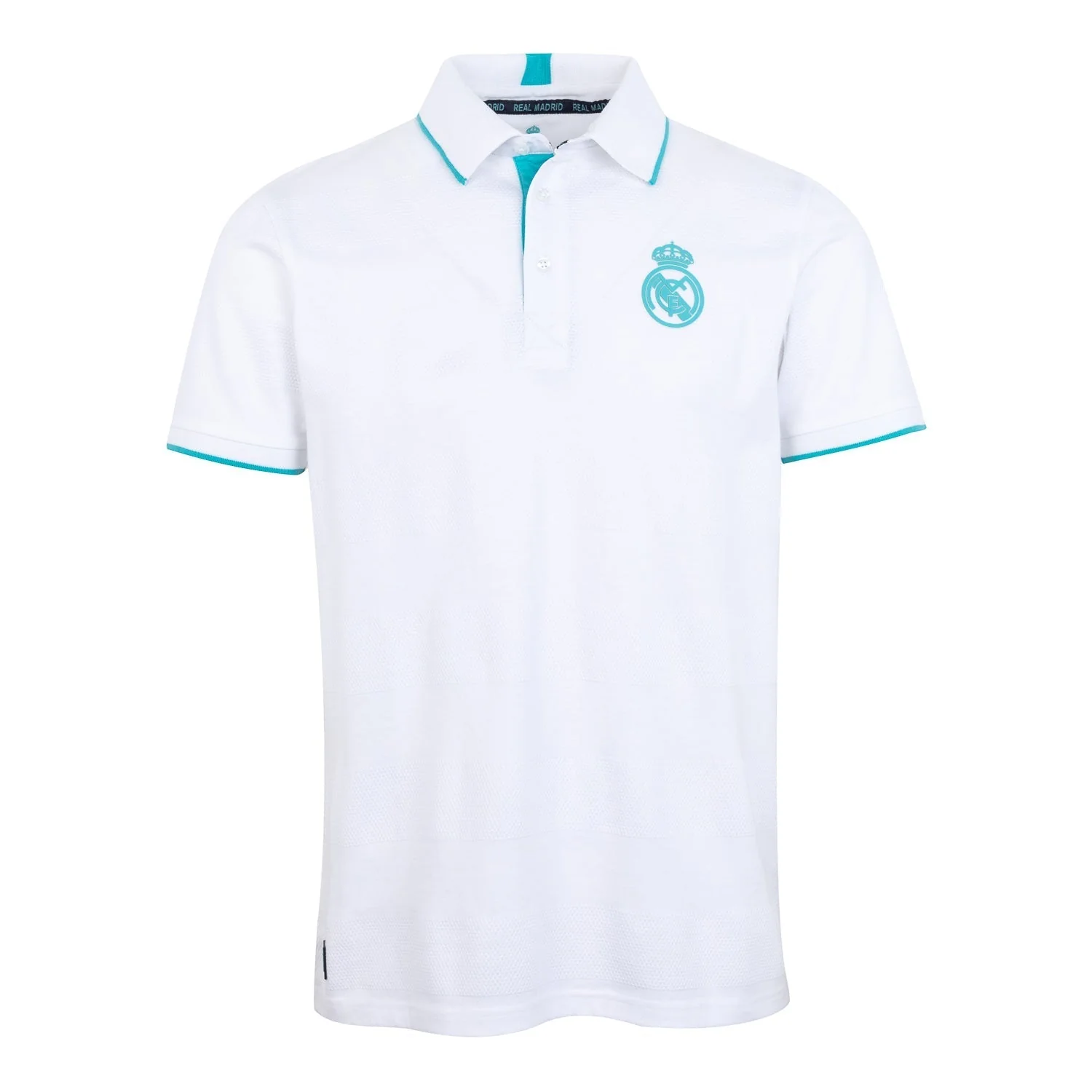 Polo Madrid Sky Estructura Rayas Hombre Tonal Blanco