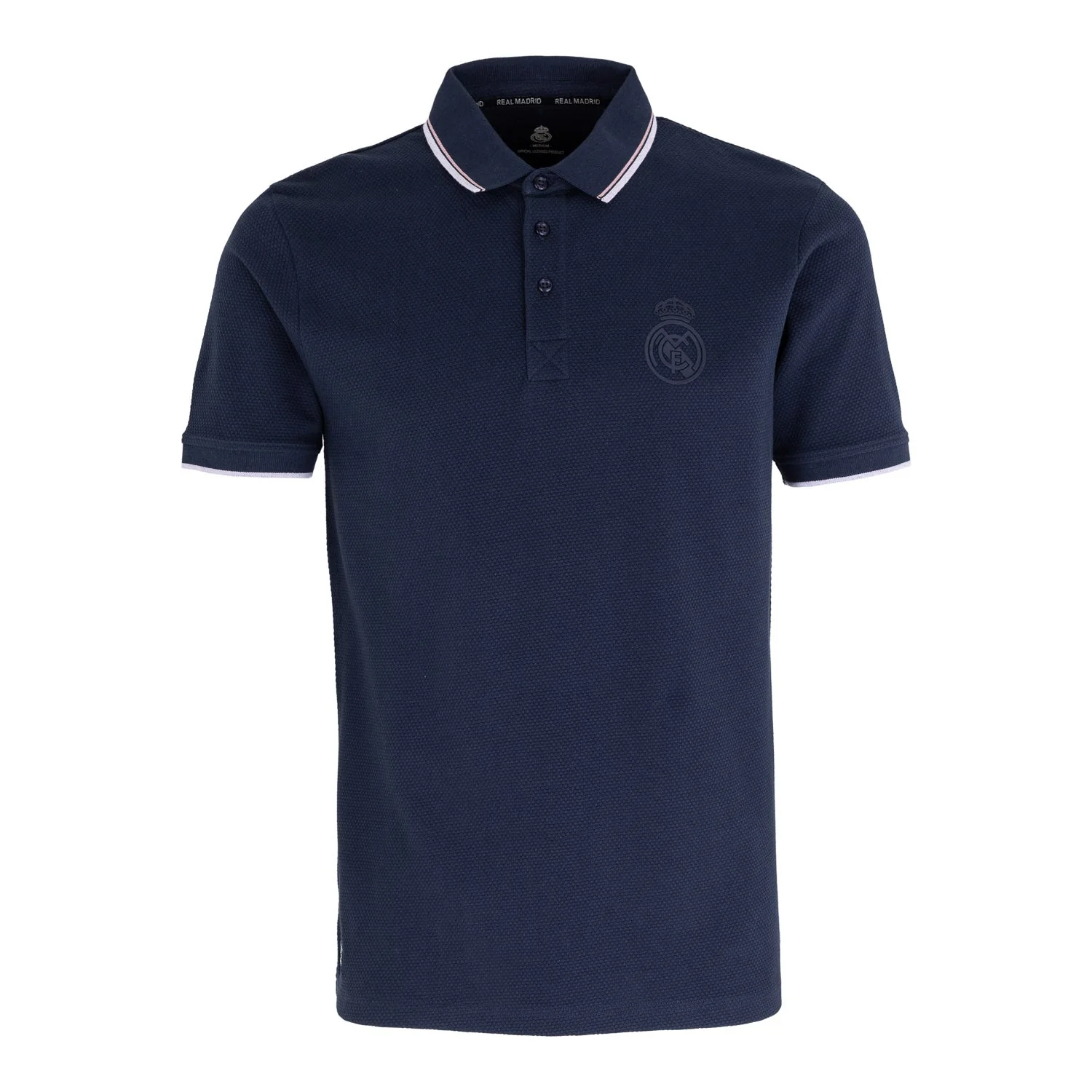 Polo Sakura Hombre Tejido Estructura Azul