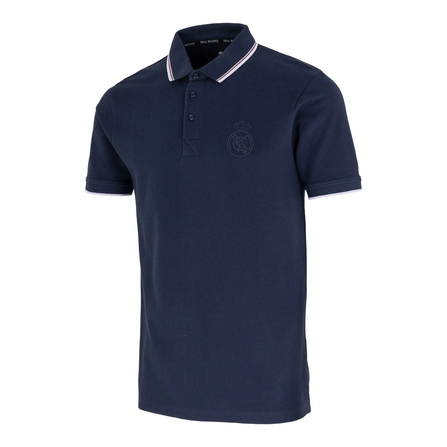 Polo Sakura Hombre Tejido Estructura Azul - Image 4