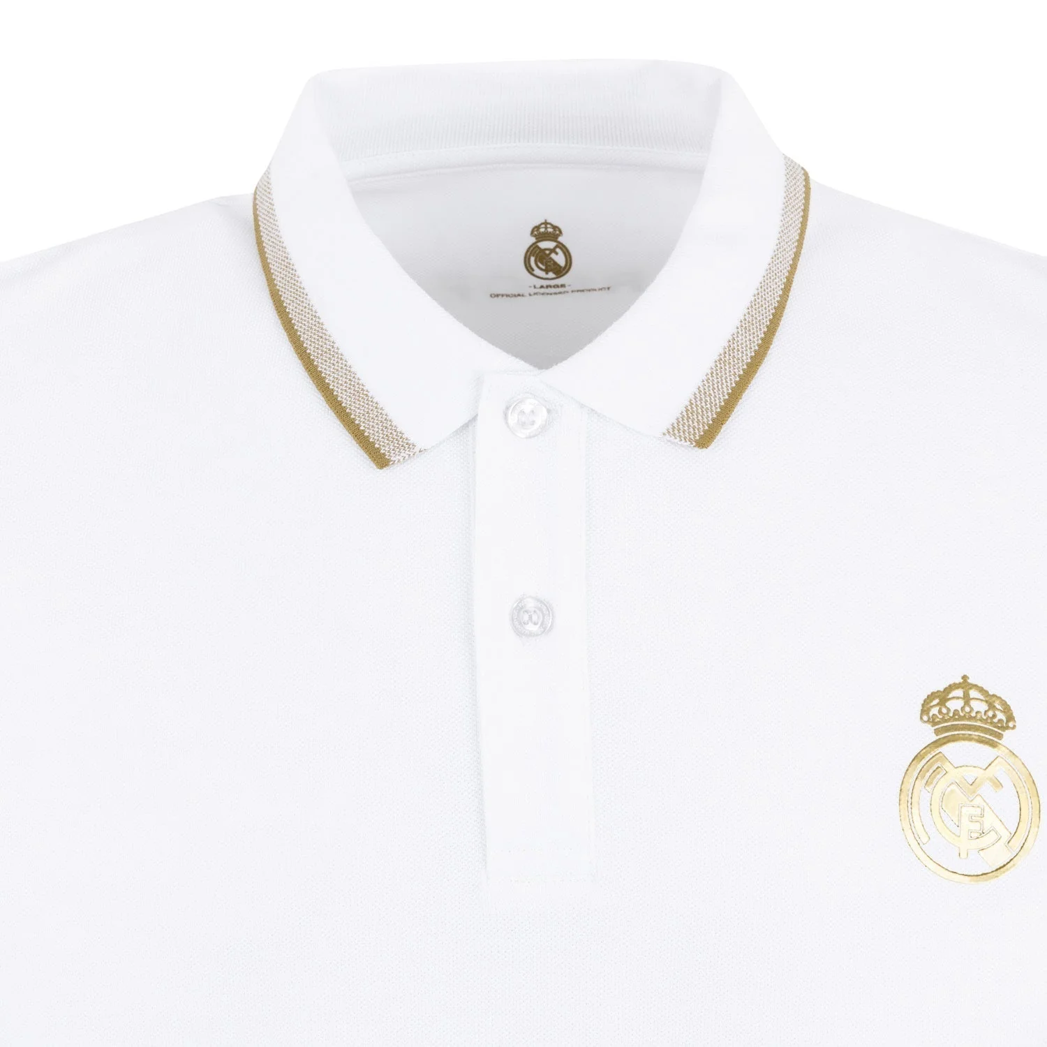 Polo Hombre White & Gold - Image 4