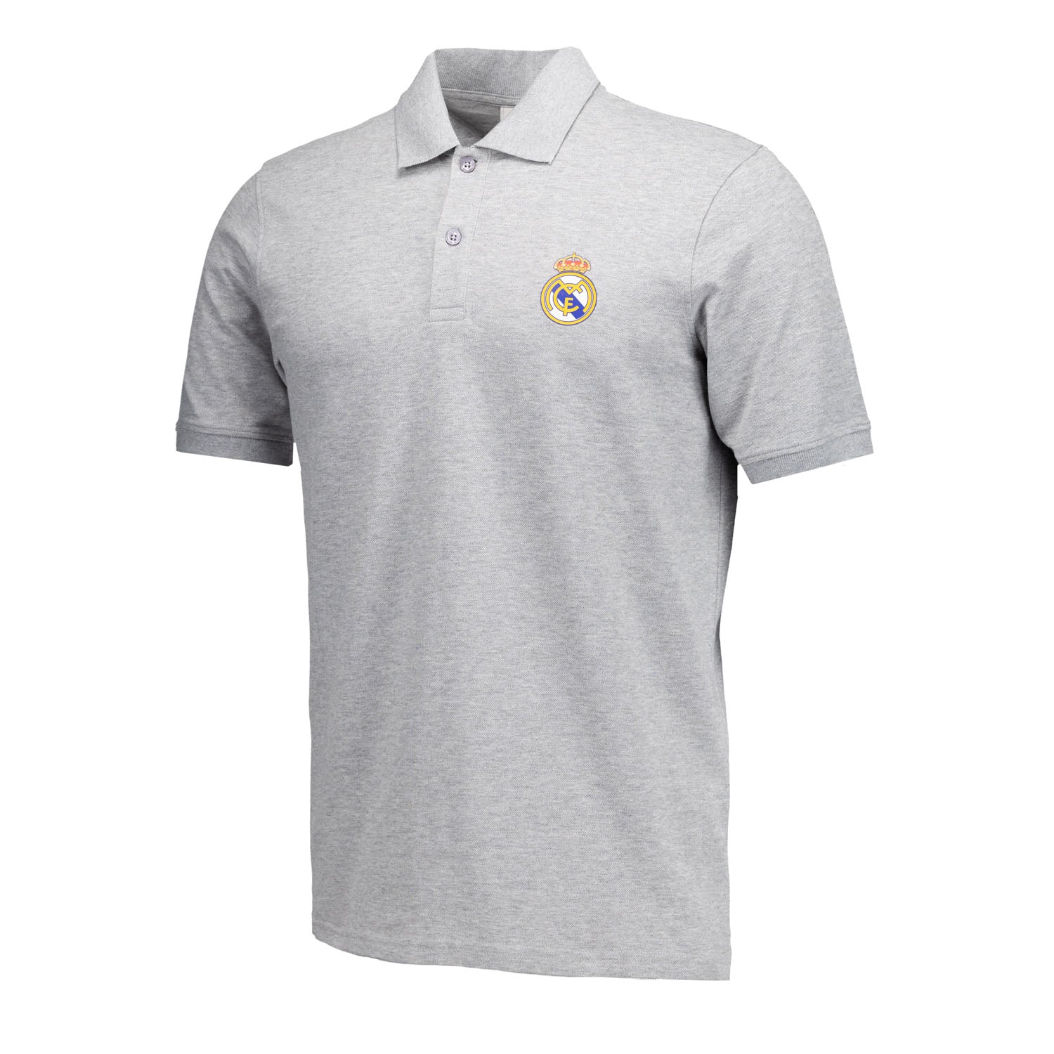 Polo Gris Hombre ECO Essentials Real Madrid Escudo Color - Image 4