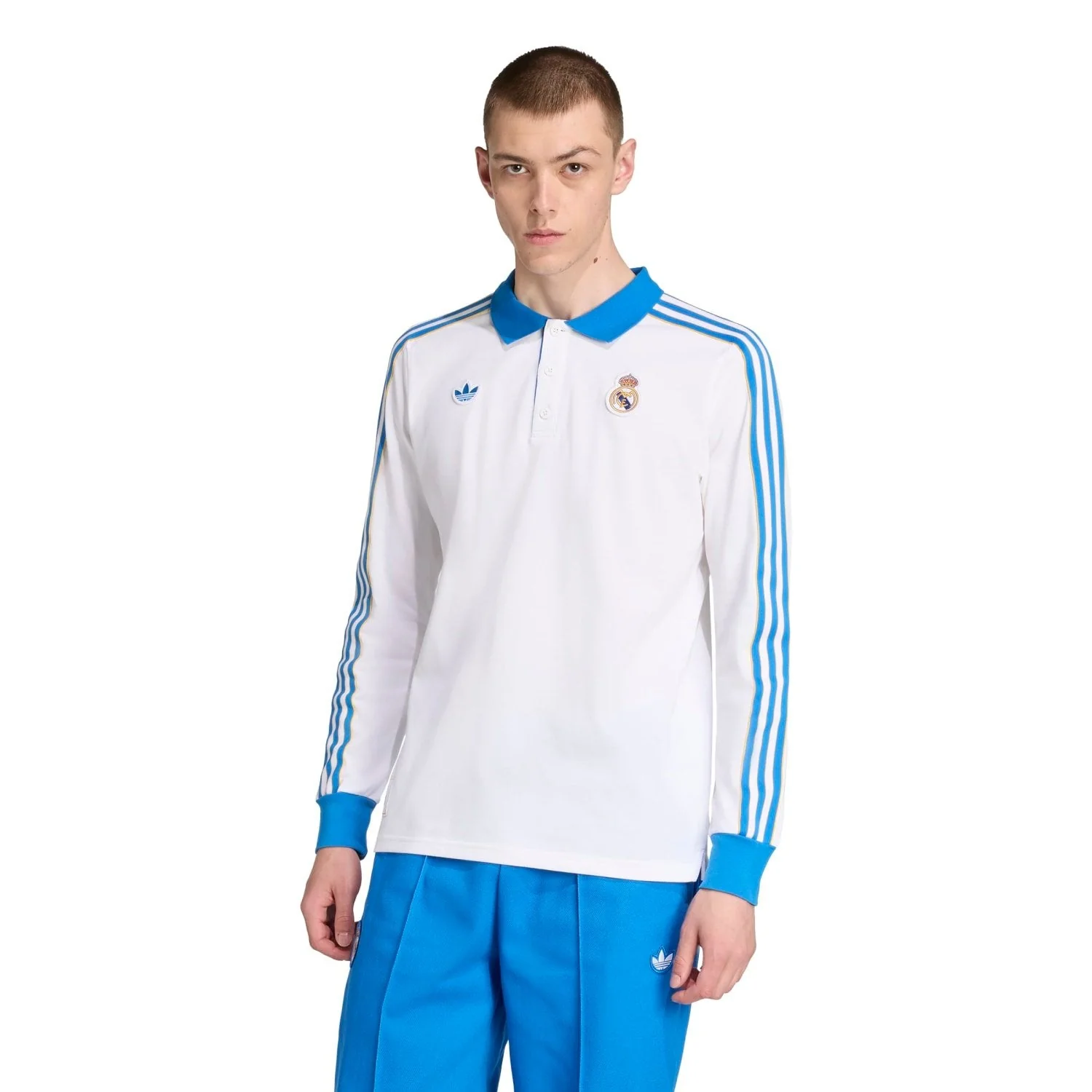 Polo Hombre adidas Originals Terrace Icons Blanco 25/26 - Image 2