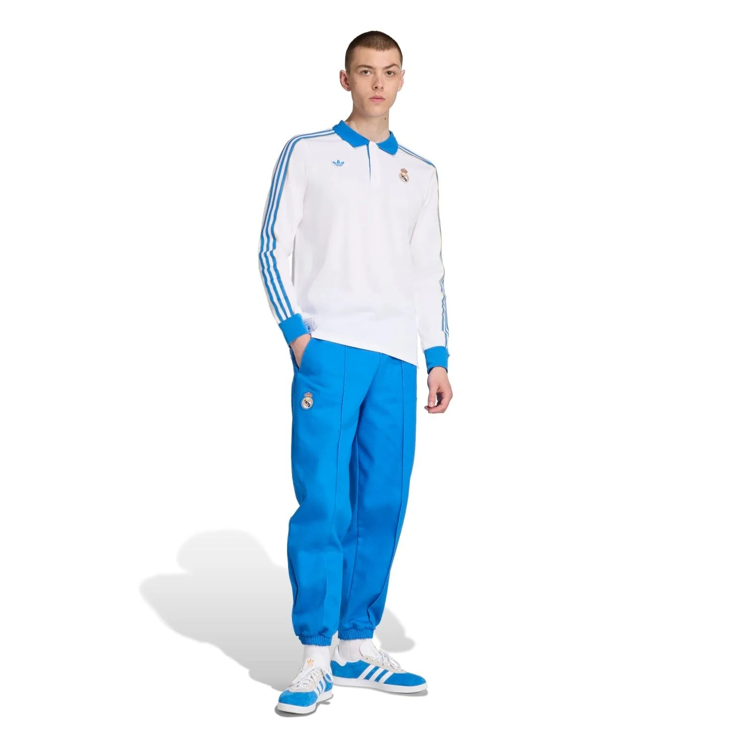 Polo Hombre adidas Originals Terrace Icons Blanco 25/26 - Image 3