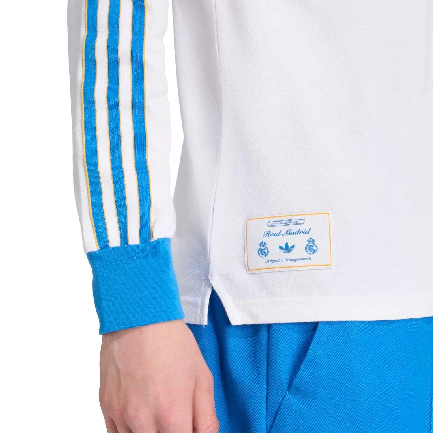 Polo Hombre adidas Originals Terrace Icons Blanco 25/26 - Image 4
