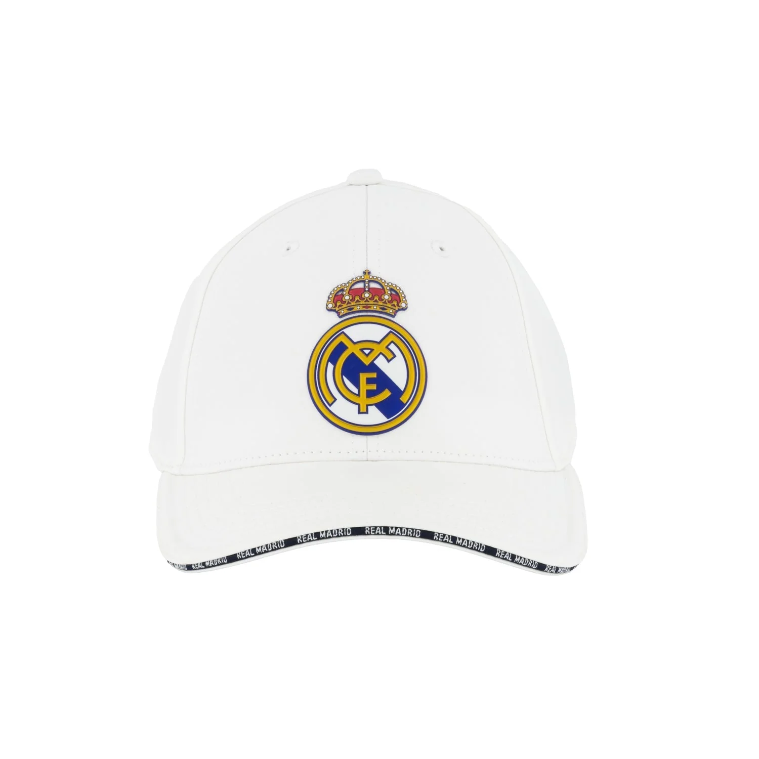 Gorra Escudo Adulto Blanco/Mostaza/Navy Real Madrid