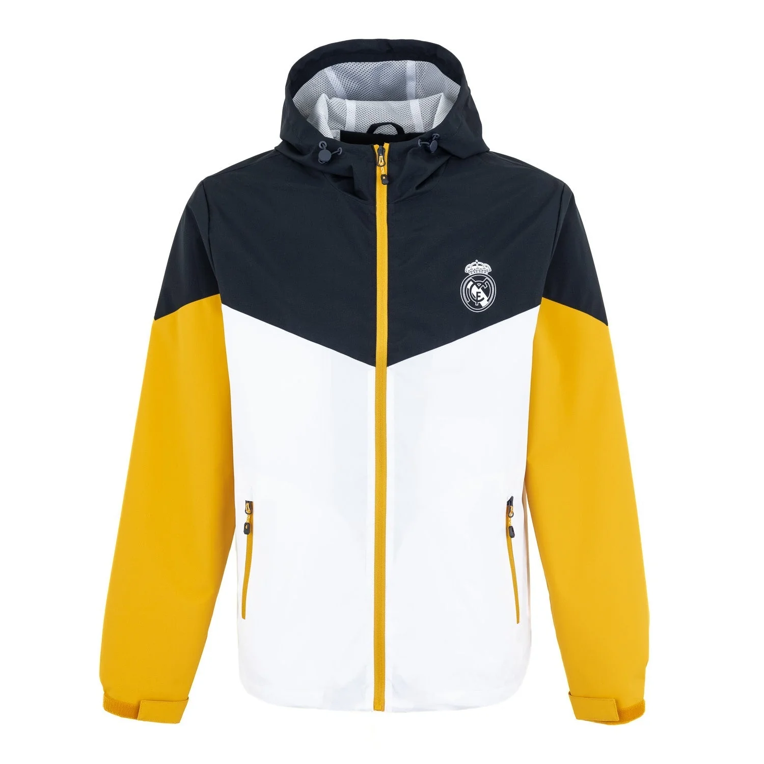Cortavientos Outerwear Hombre Detalle Color Blanco