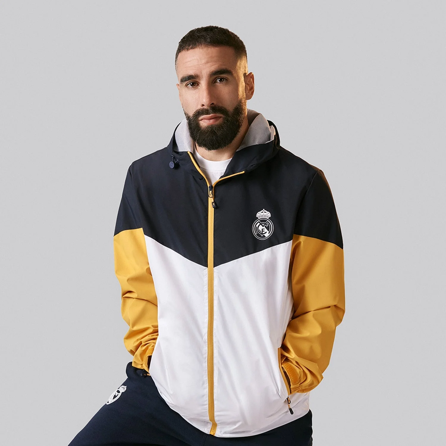 Cortavientos Outerwear Hombre Detalle Color Blanco - Image 2