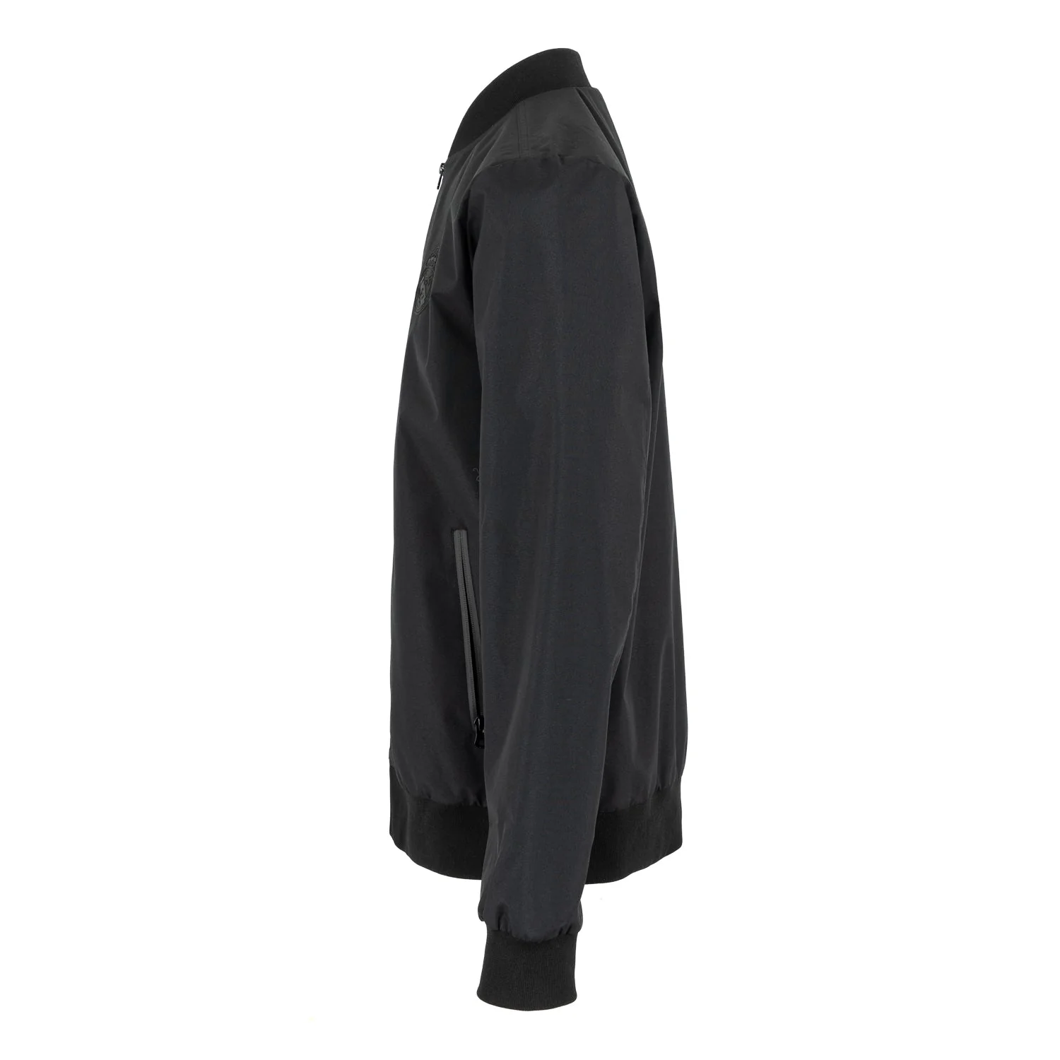 Chaqueta Bomber Outerwear Hombre monocolor Negro - Image 4