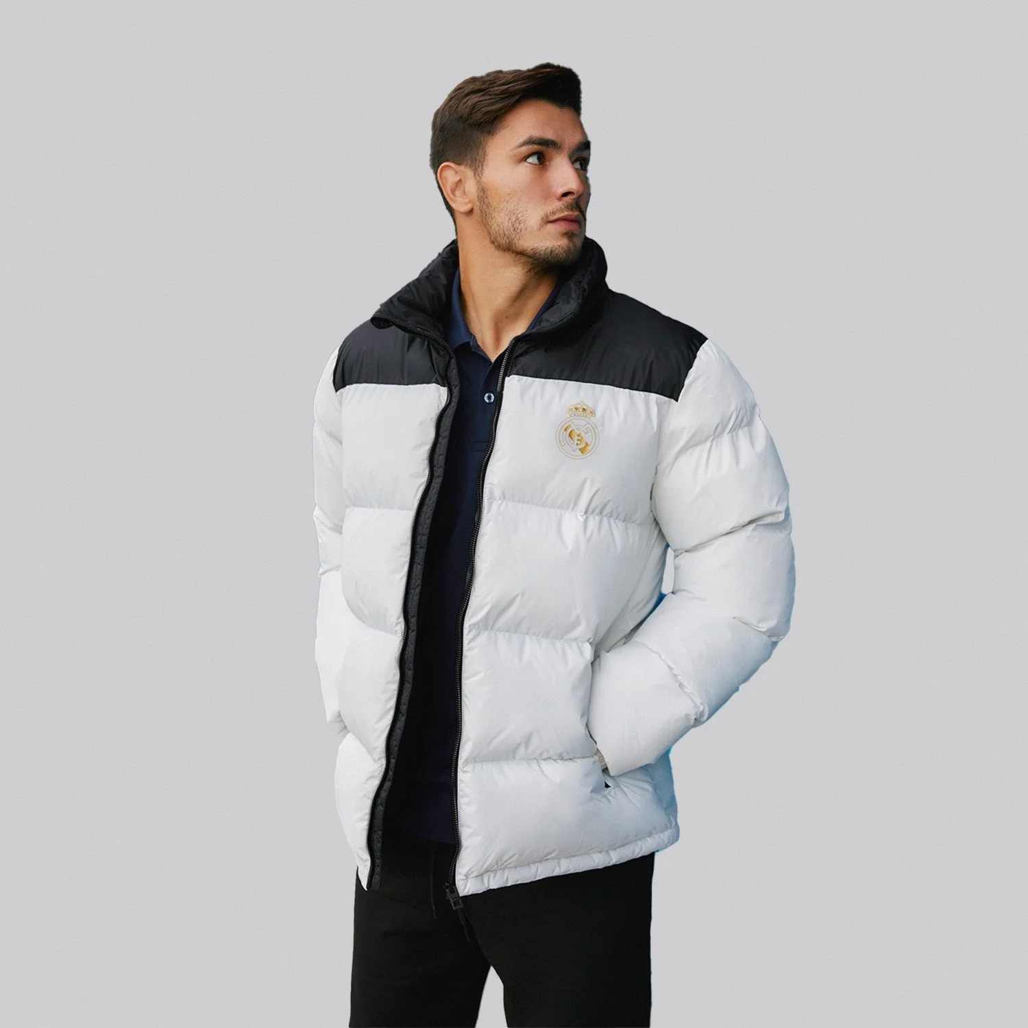 Cazadora Outerwear Hombre Acolchada Montaña Blanco - Image 6