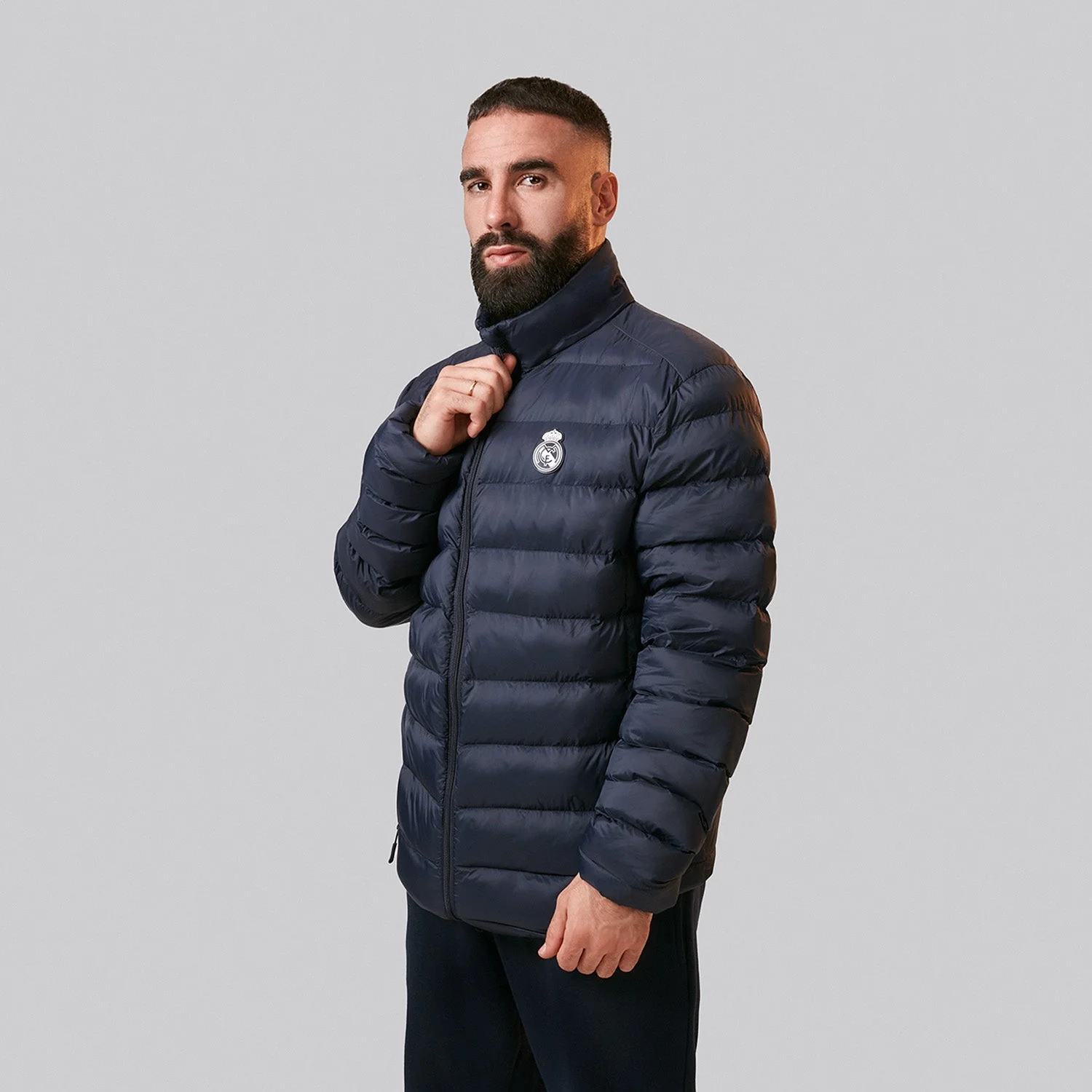 Cazadora Ligera Outerwear Hombre Acolchada Azul - Image 3