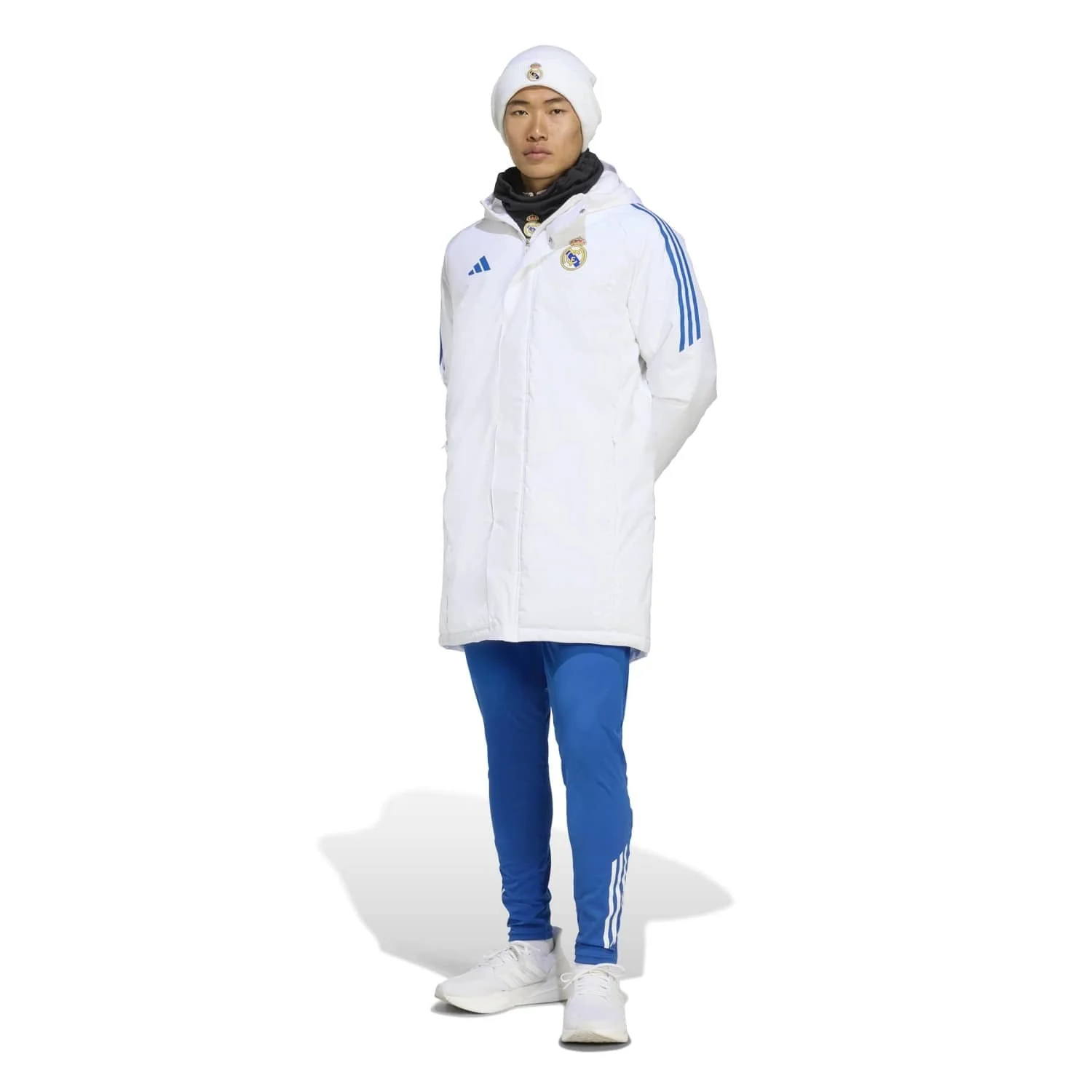 Abrigo Hombre adidas Entrenamiento UCL Blanco 25/26 - Image 3