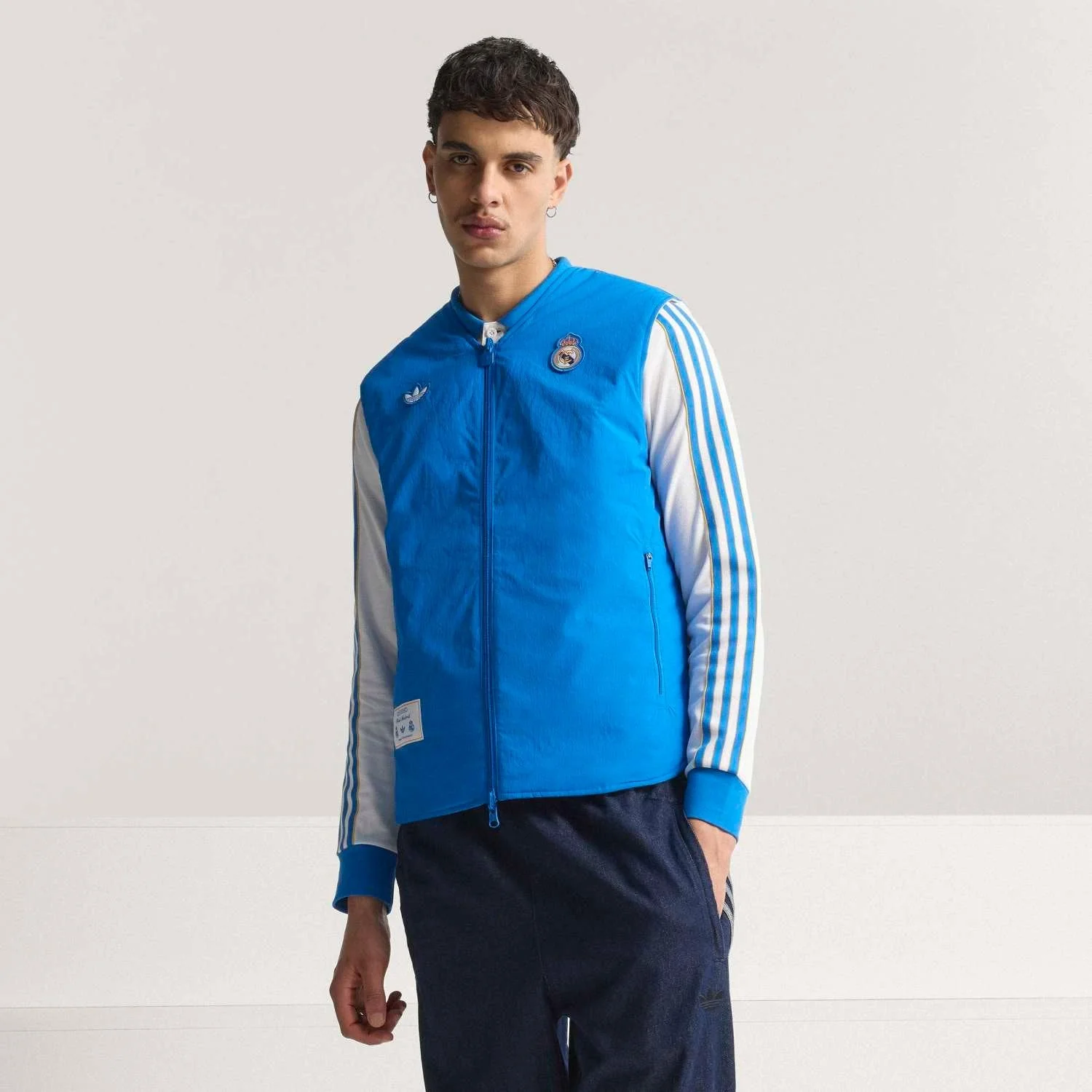 Chaleco Reversible Hombre adidas Originals Terrace Icons Azul 25/26 - Image 4