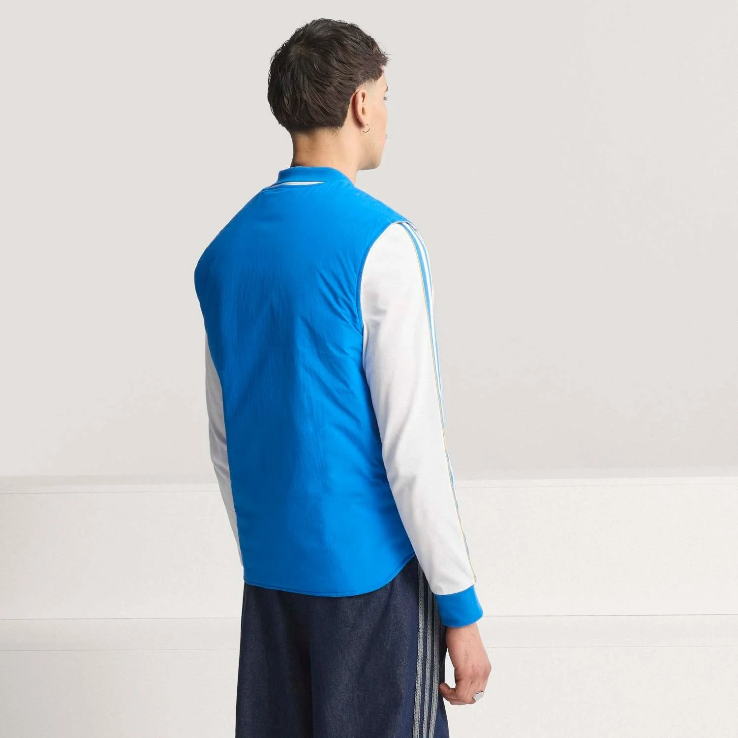 Chaleco Reversible Hombre adidas Originals Terrace Icons Azul 25/26 - Image 6