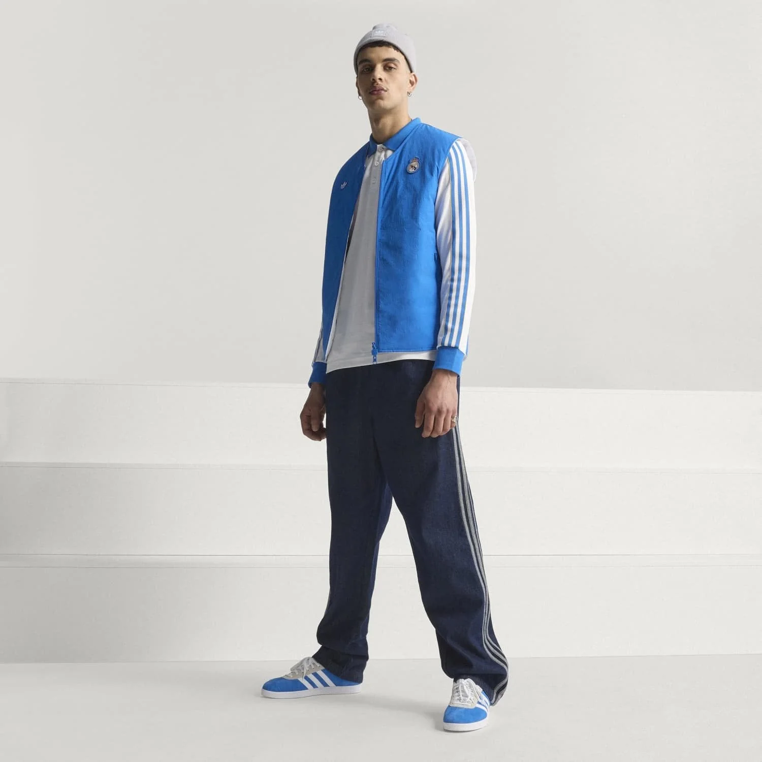 Chaleco Reversible Hombre adidas Originals Terrace Icons Azul 25/26 - Image 7