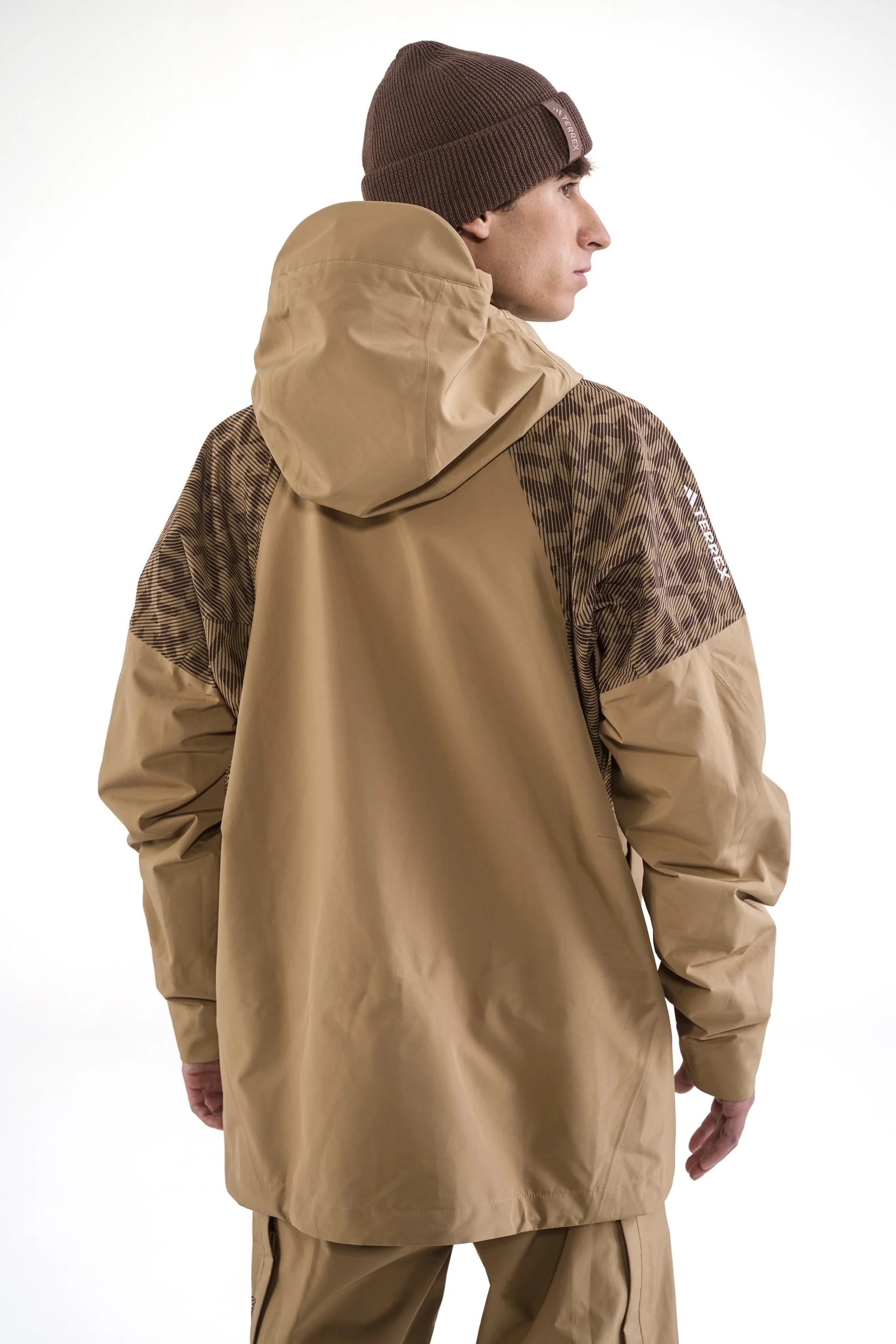 Chaqueta Nieve Hombre adidas Terrex CLIMAPROOF+ Marrón - Image 3