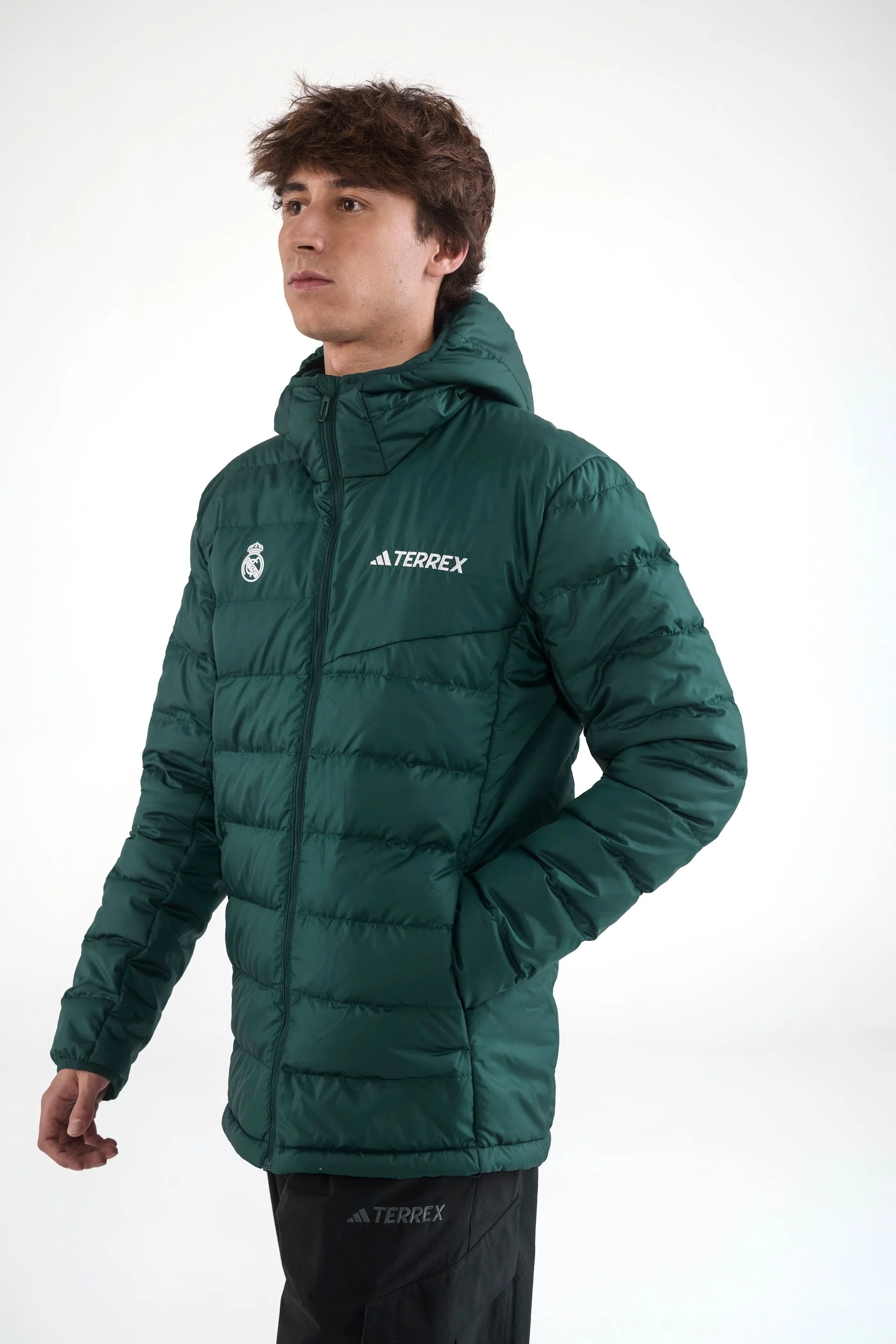 Chaqueta Plumas Impermeable Hombre adidas Terrex CLIMAWARM Verde - Image 3
