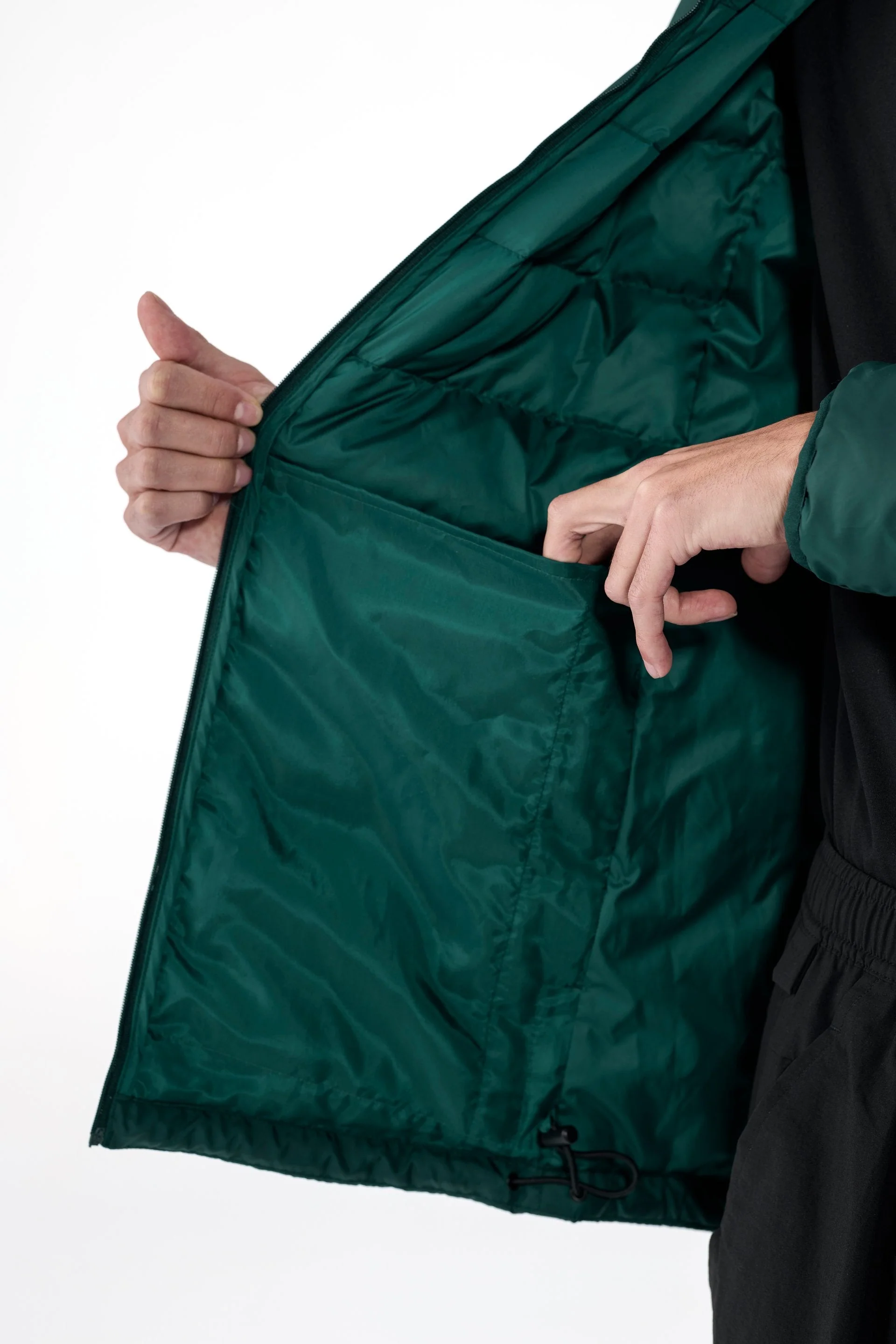 Chaqueta Plumas Impermeable Hombre adidas Terrex CLIMAWARM Verde - Image 5