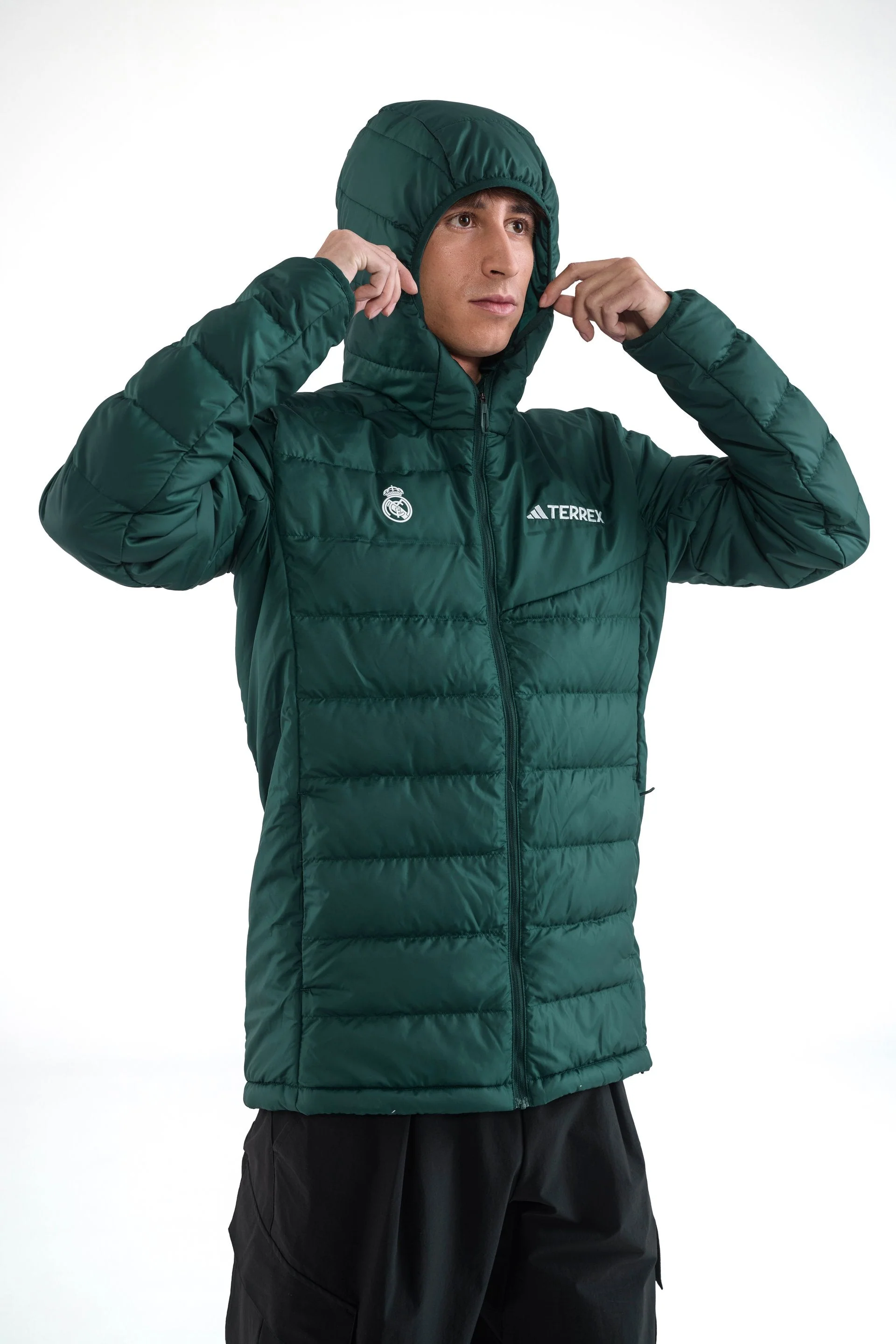 Chaqueta Plumas Impermeable Hombre adidas Terrex CLIMAWARM Verde - Image 6