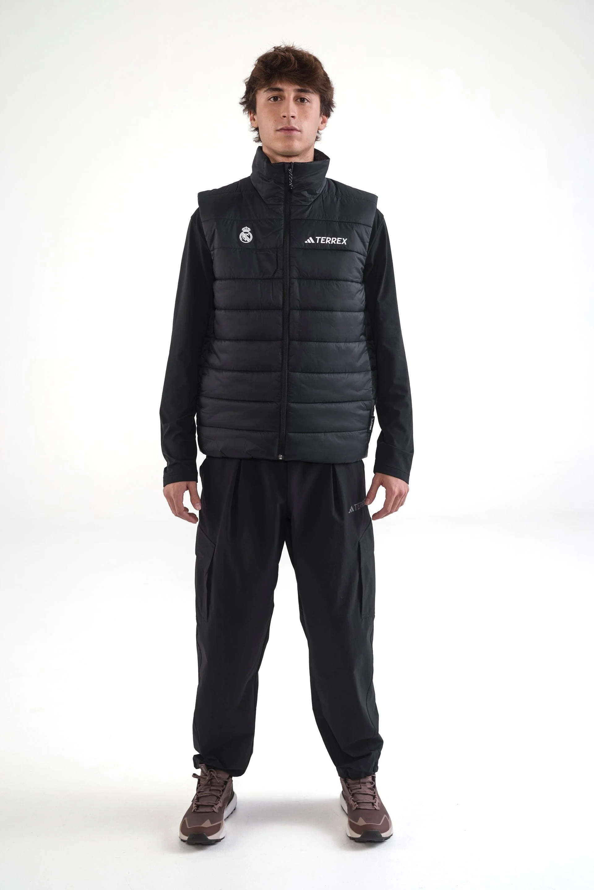 Chaleco Impermeable Hombre adidas Terrex CLIMAWARM Negro - Image 4