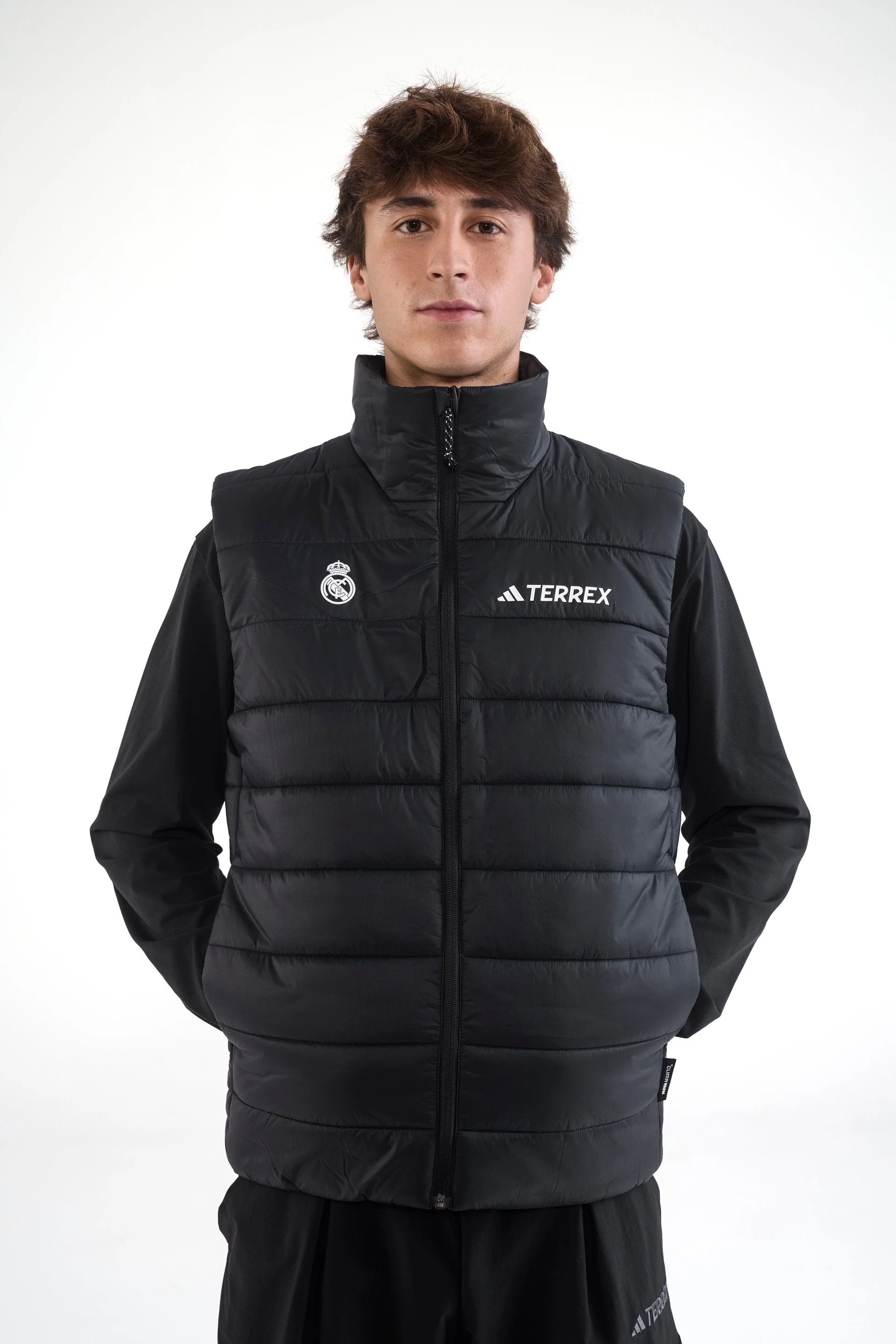 Chaleco Impermeable Hombre adidas Terrex CLIMAWARM Negro - Image 5