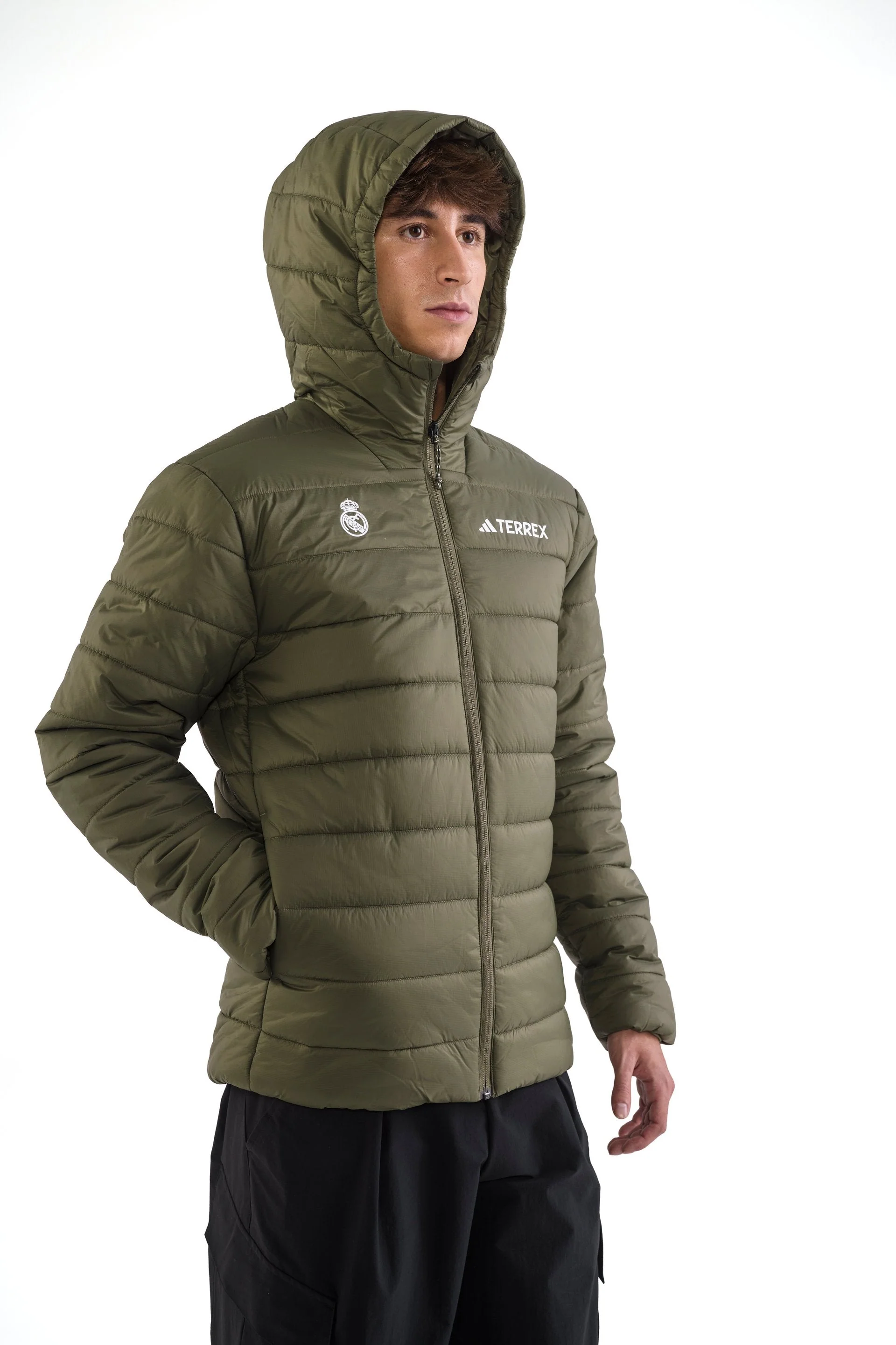 Chaqueta Impermeable Hombre adidas Terrex CLIMAWARM Verde - Image 2