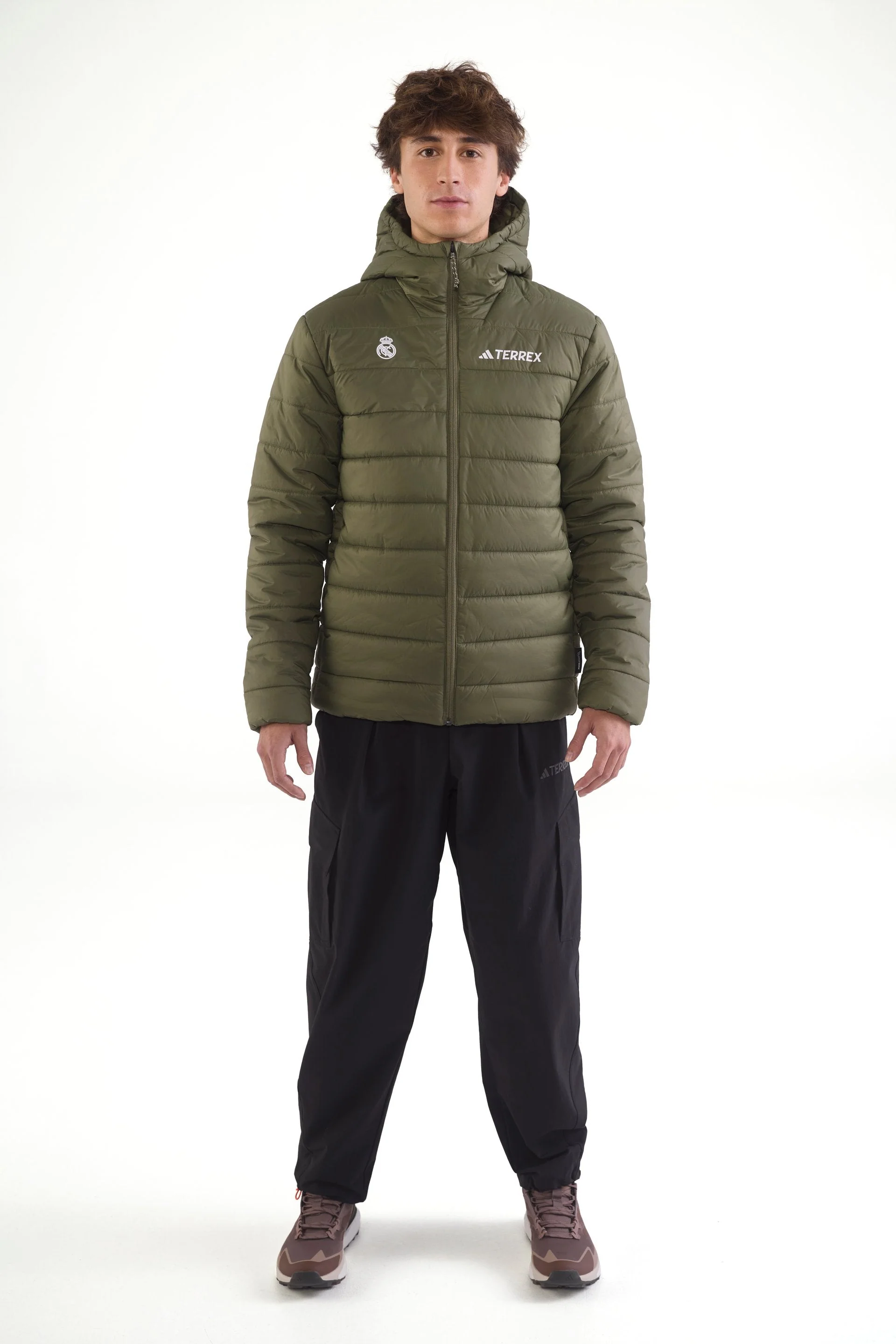 Chaqueta Impermeable Hombre adidas Terrex CLIMAWARM Verde - Image 3