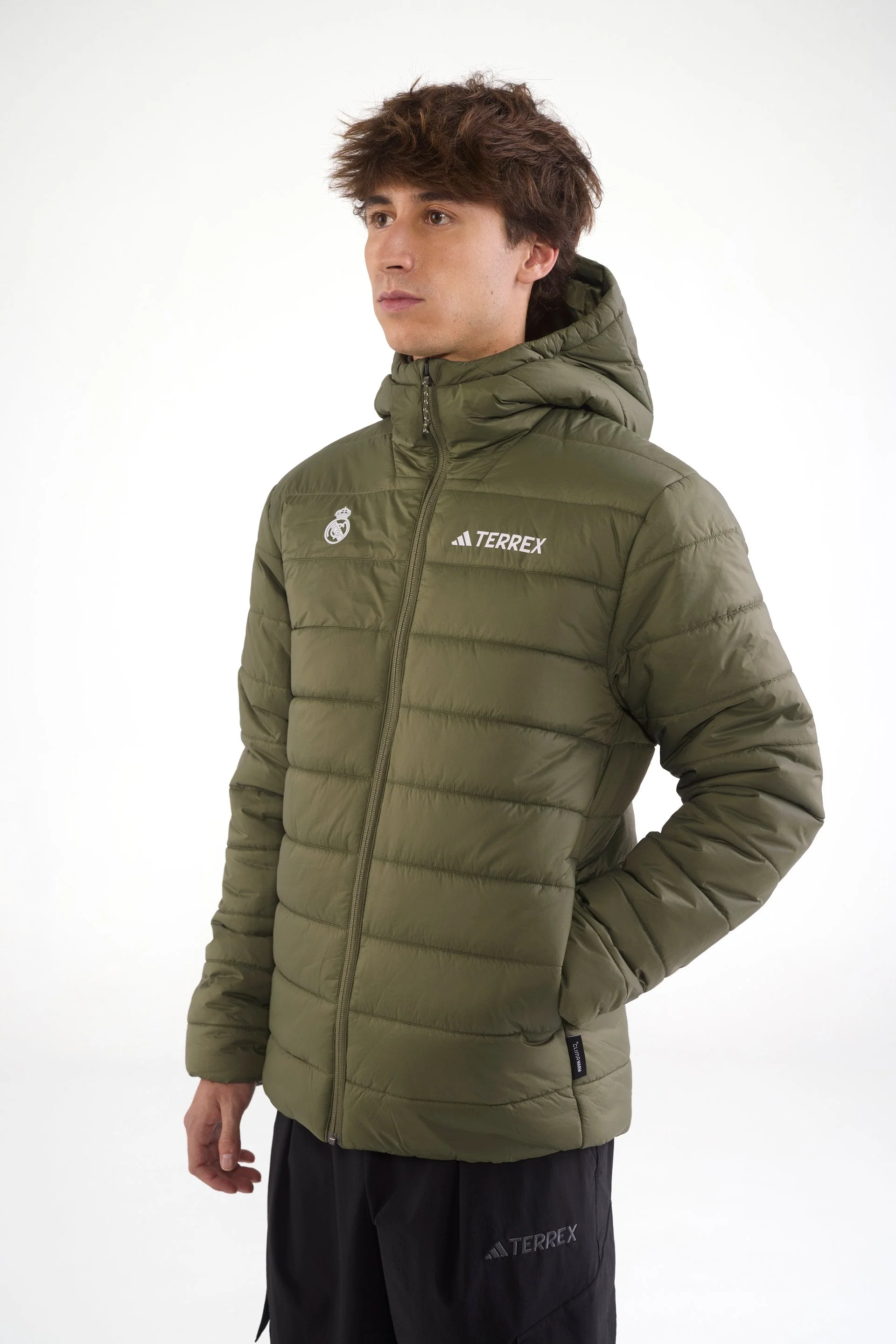Chaqueta Impermeable Hombre adidas Terrex CLIMAWARM Verde - Image 4