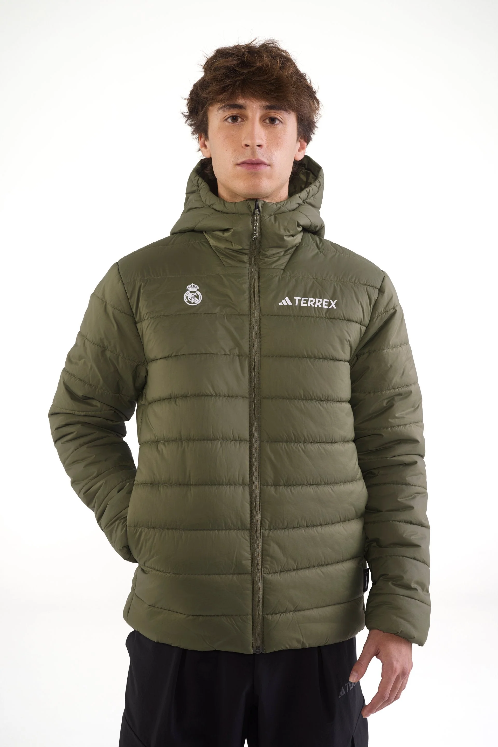 Chaqueta Impermeable Hombre adidas Terrex CLIMAWARM Verde - Image 5