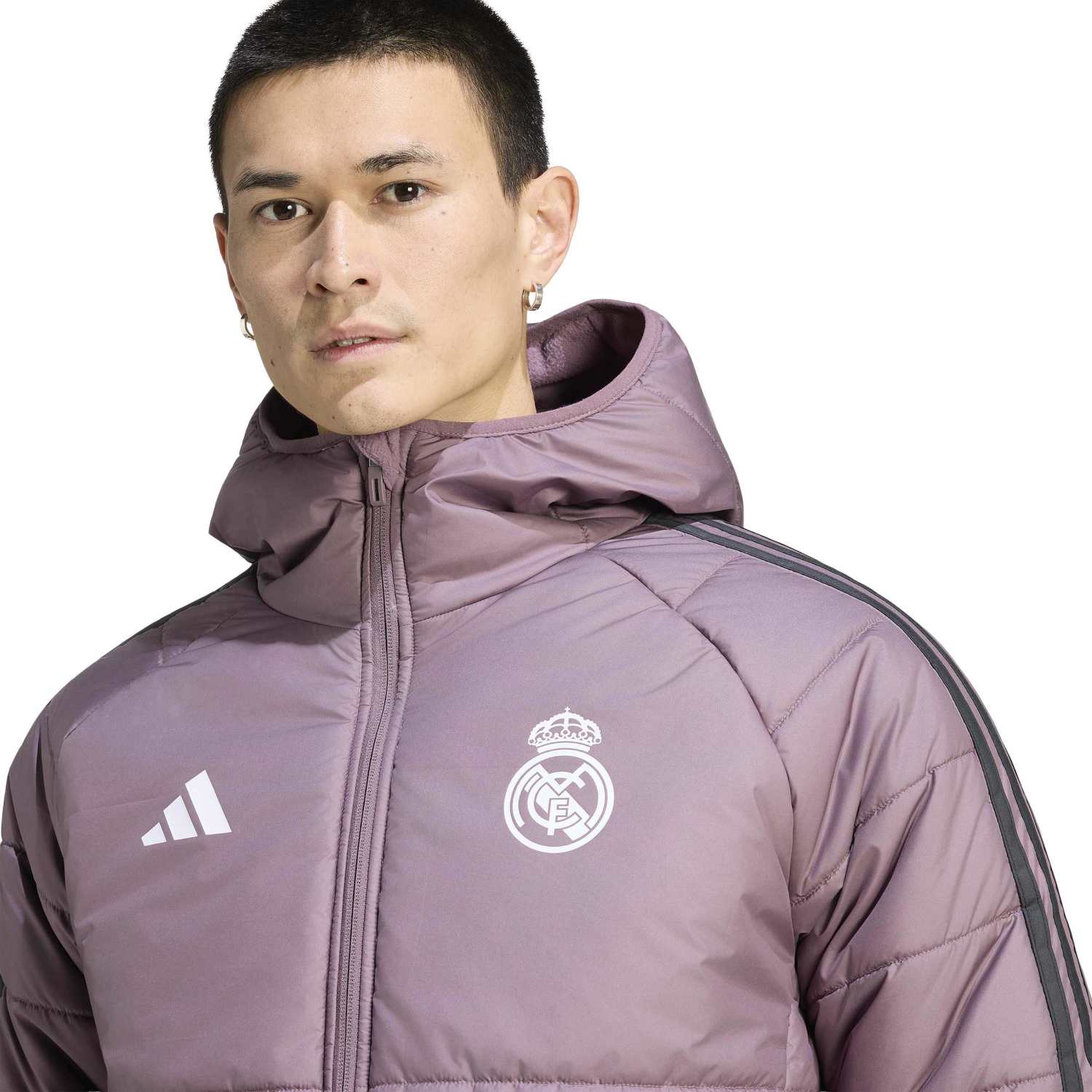 Chaqueta Invierno Hombre adidas Entrenamiento 25/26 Morada - Image 5