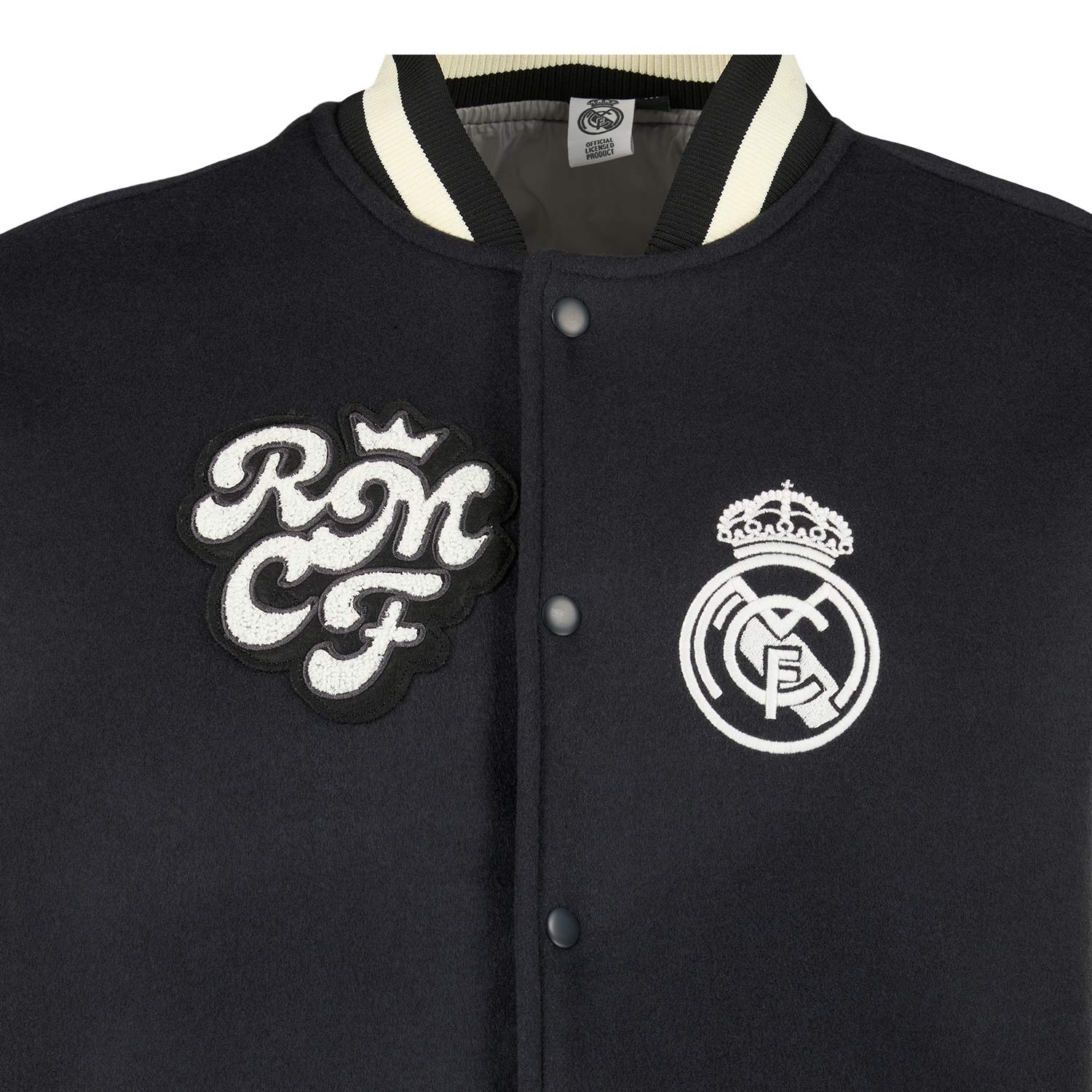 Chaqueta Hombre Collegiate Gris/Blanca - Image 5