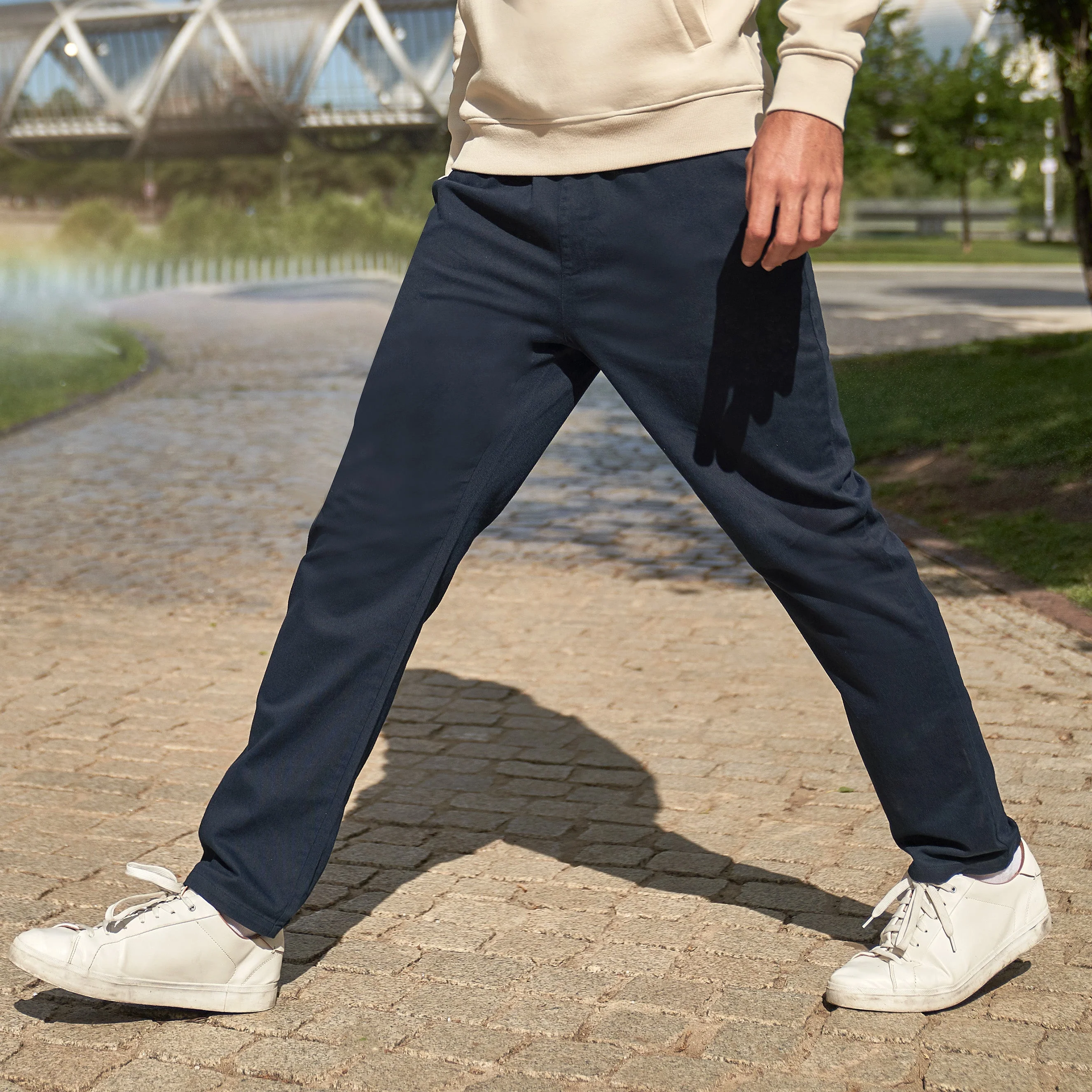 Pantalón Sakura Hombre Plana Azul - Image 3