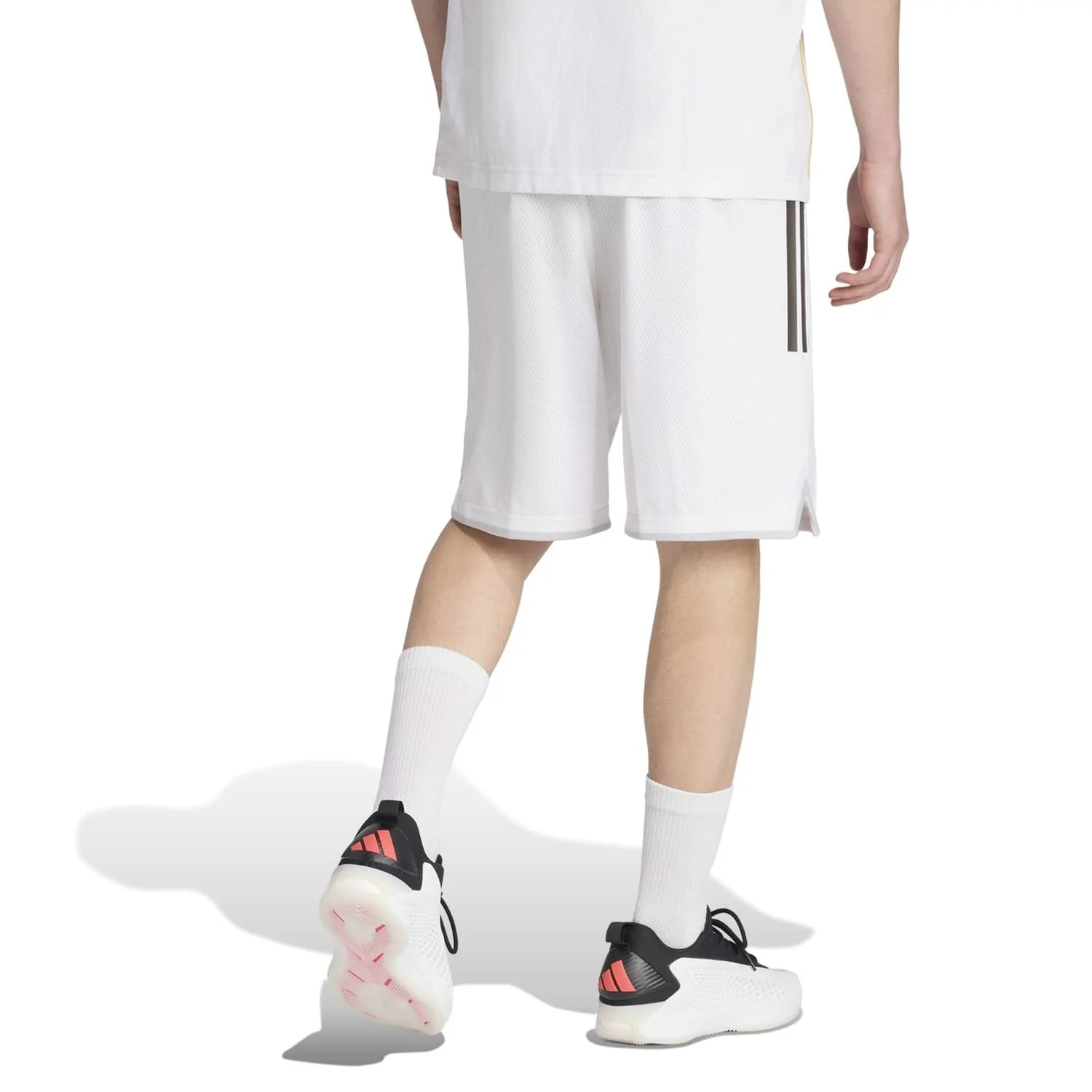 Pantalón Corto Baloncesto Primera Equipación Hombre 25/26 Blanco - Image 5