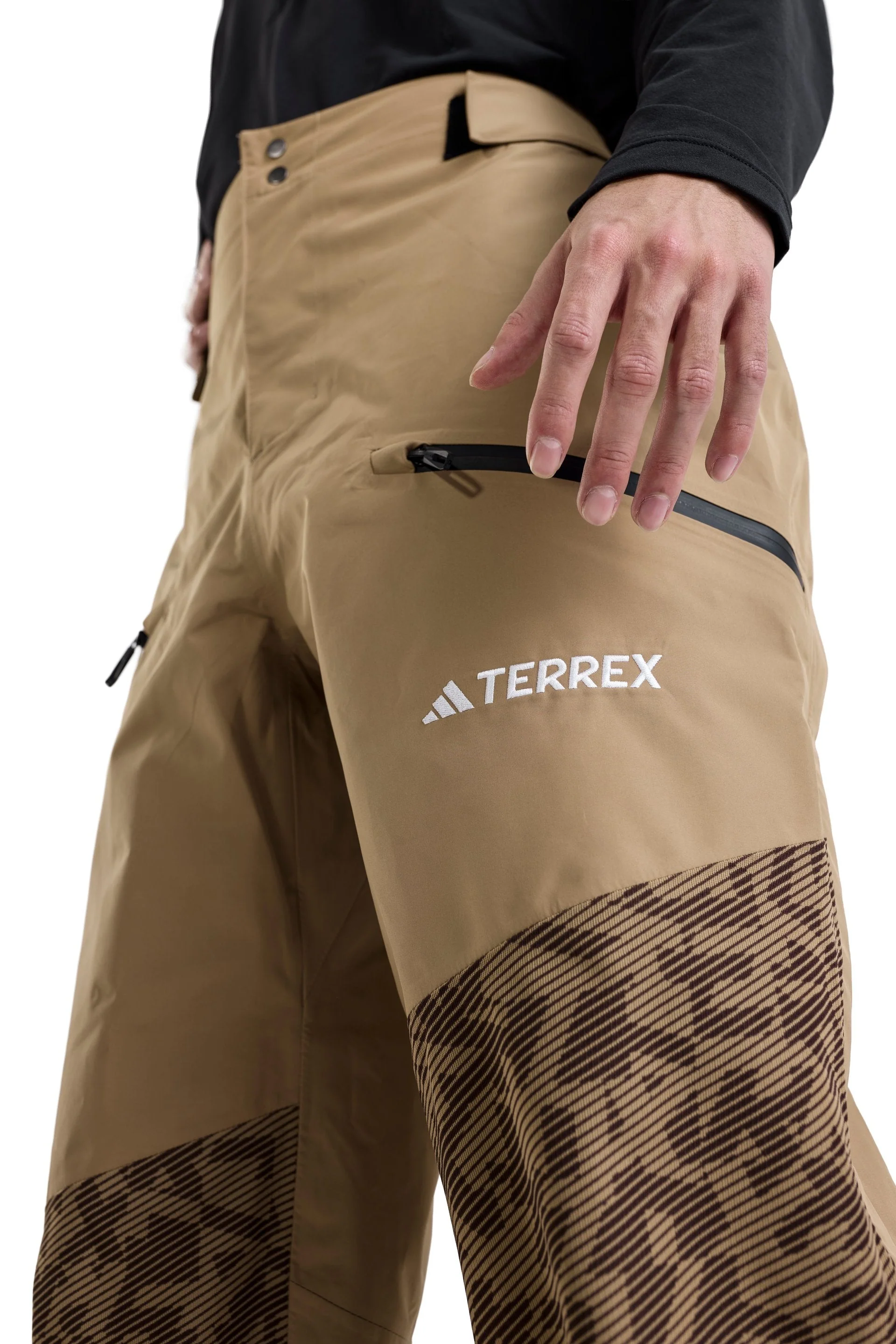Pantalón Nieve Hombre adidas Terrex CLIMAPROOF+ Marrón - Image 3