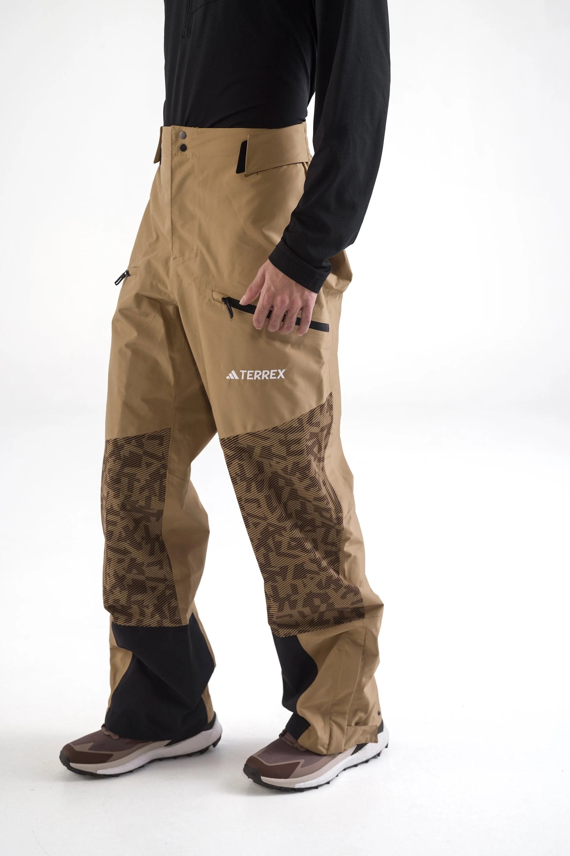 Pantalón Nieve Hombre adidas Terrex CLIMAPROOF+ Marrón - Image 4