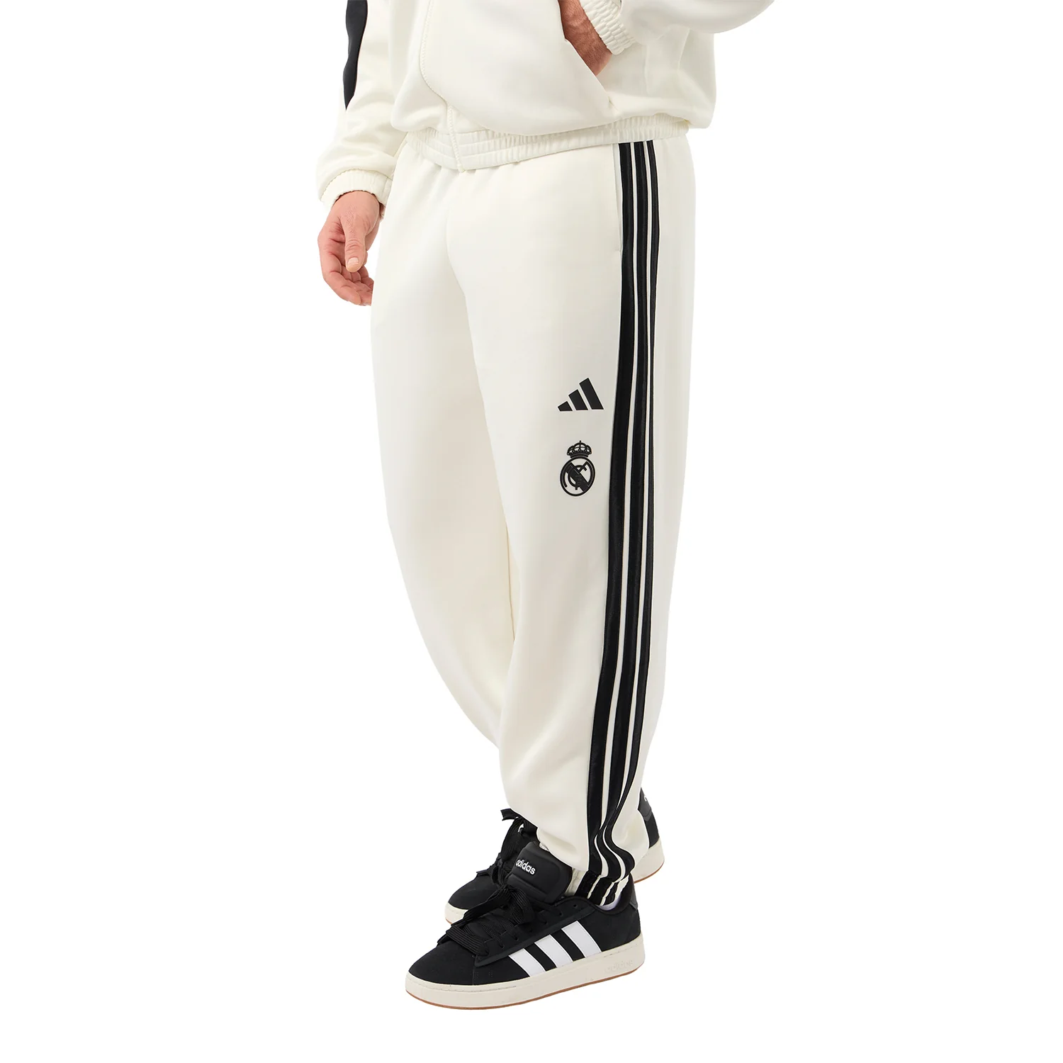 Pantalón Chándal Hombre adidas Stadium Blanco - Image 3