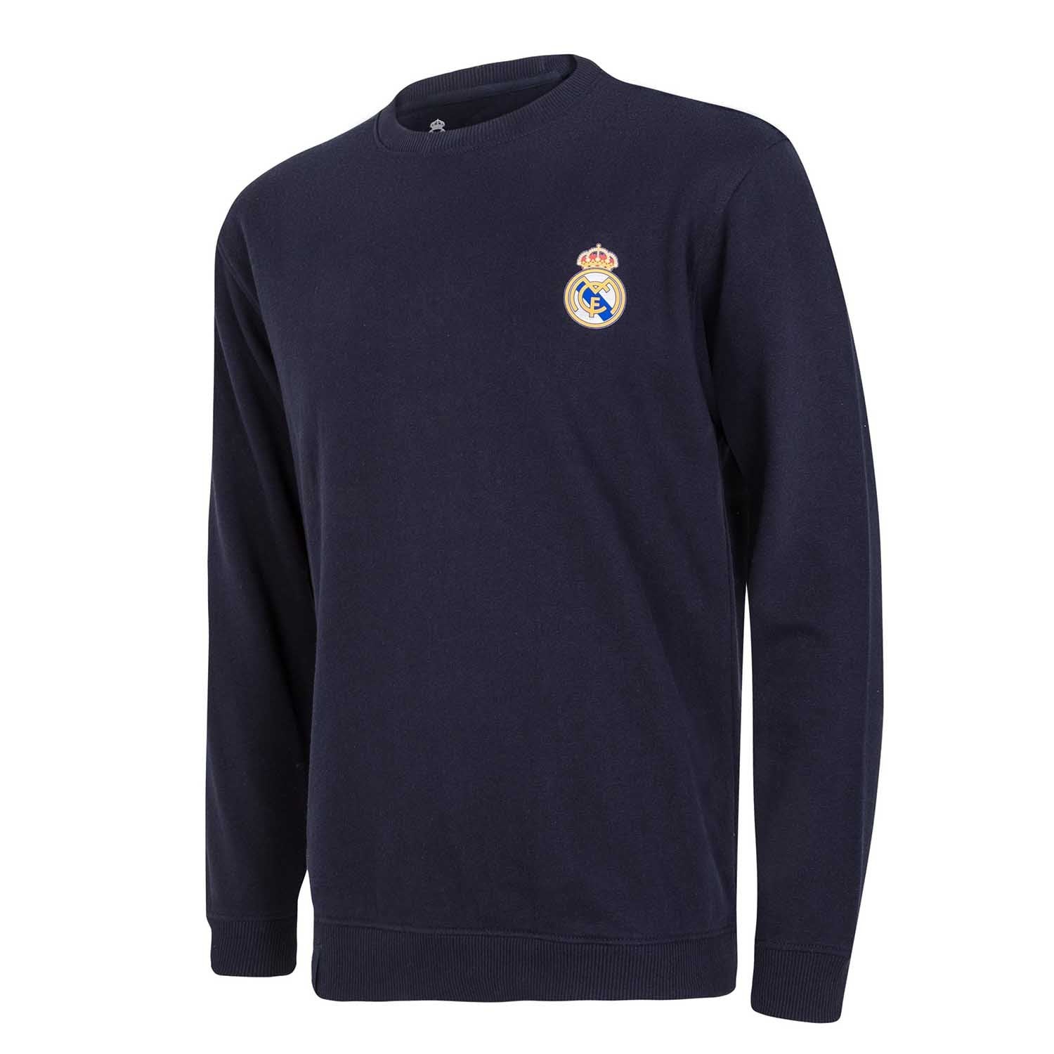 Sudadera Azul Marino Hombre Escudo Color Essentials