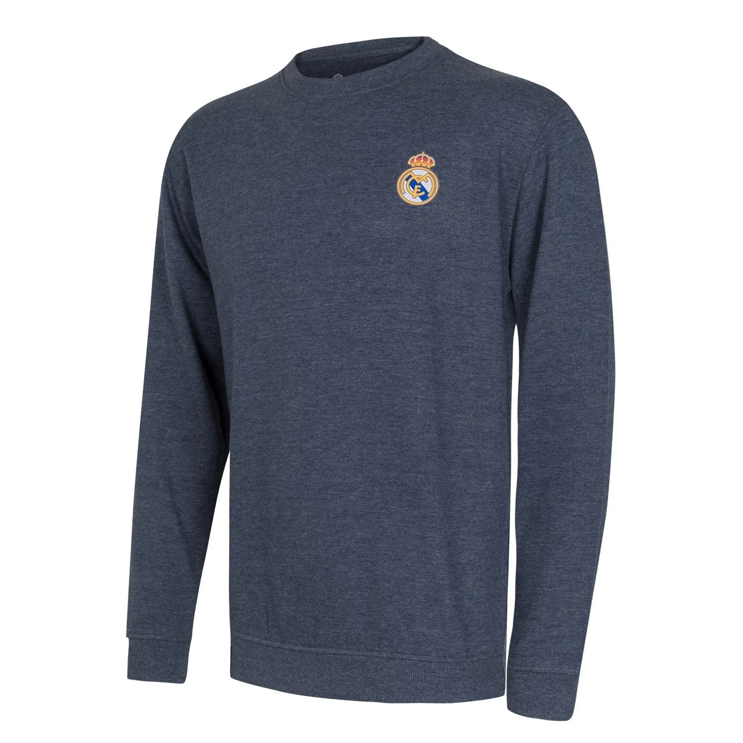 Sudadera Azul Hombre Escudo Color Essentials