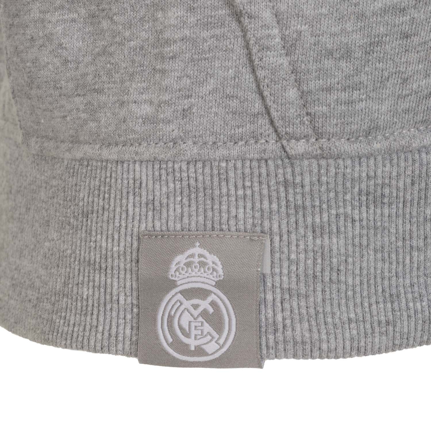 Sudadera Capucha Gris Claro Hombre Escudo Color Essentials - Image 6