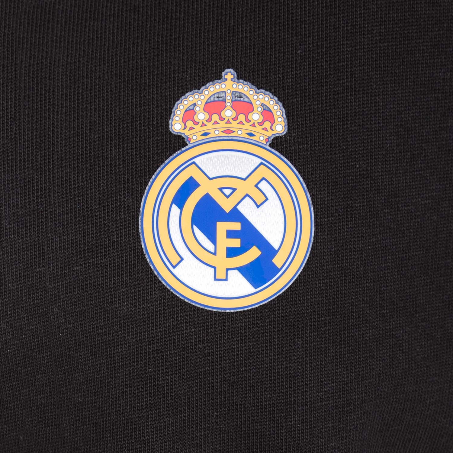 Chaqueta Capucha Negra Hombre Escudo Color Essentials - Image 2
