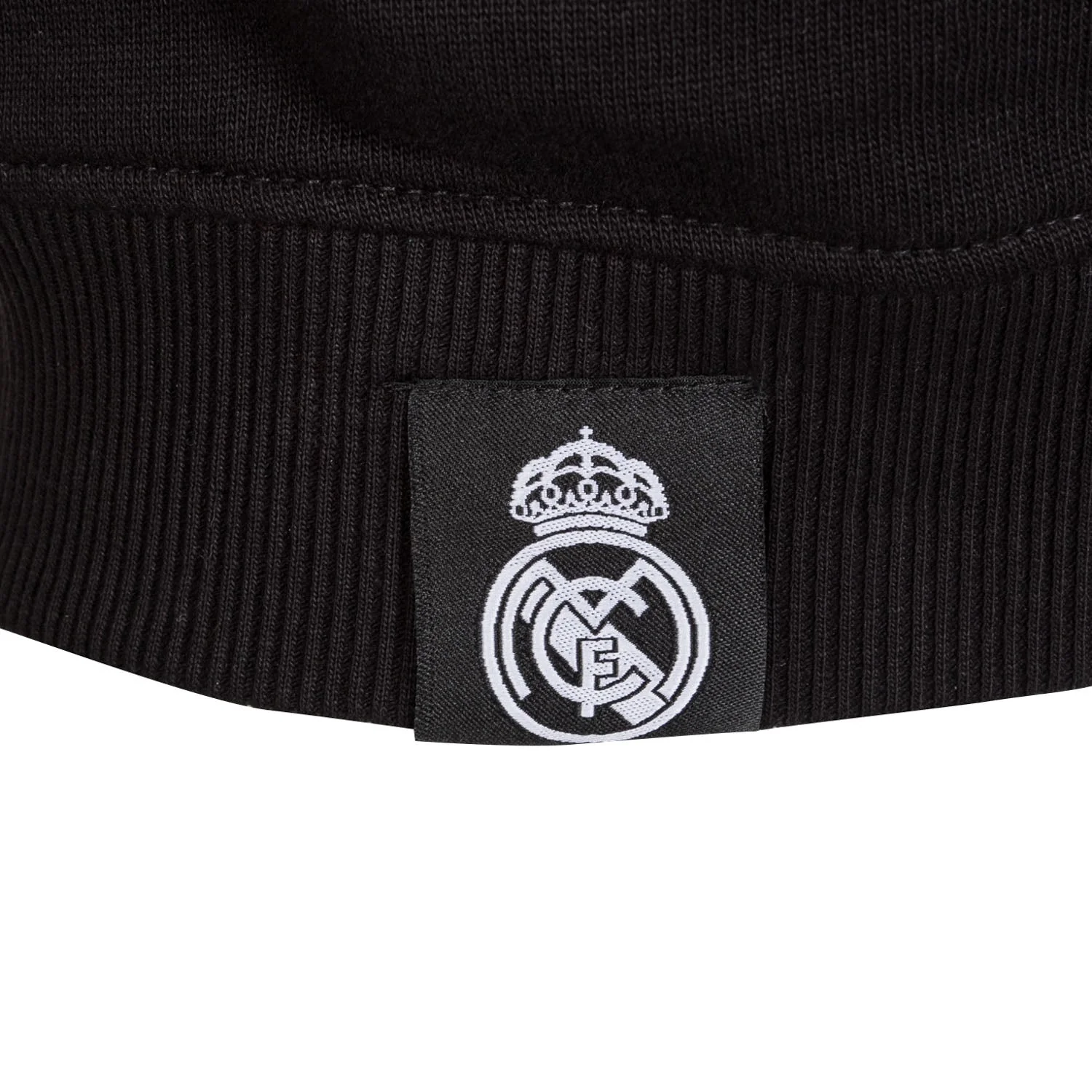 Chaqueta Capucha Negra Hombre Escudo Color Essentials - Image 3