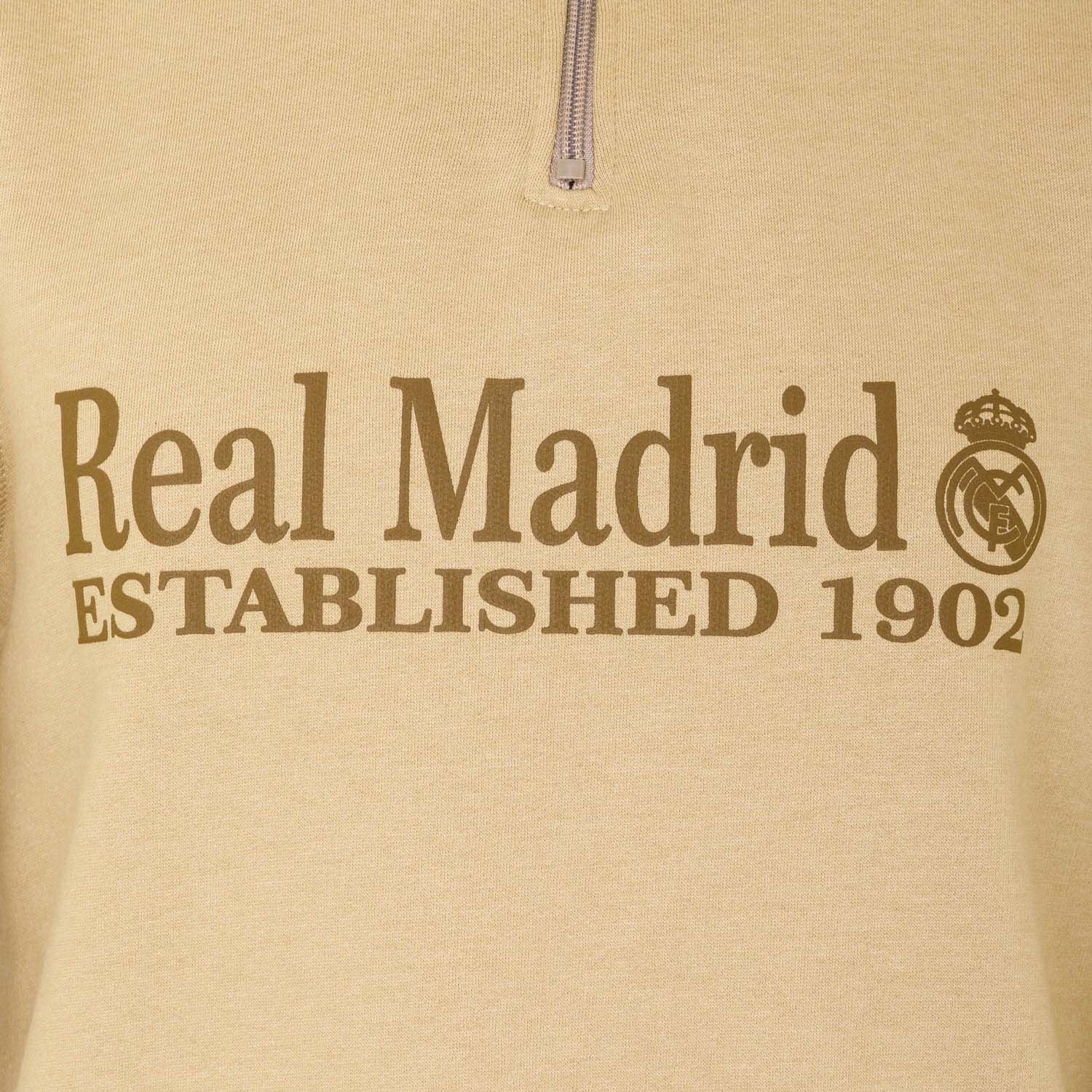Sudadera Cremallera Hombre Established Beige - Image 3