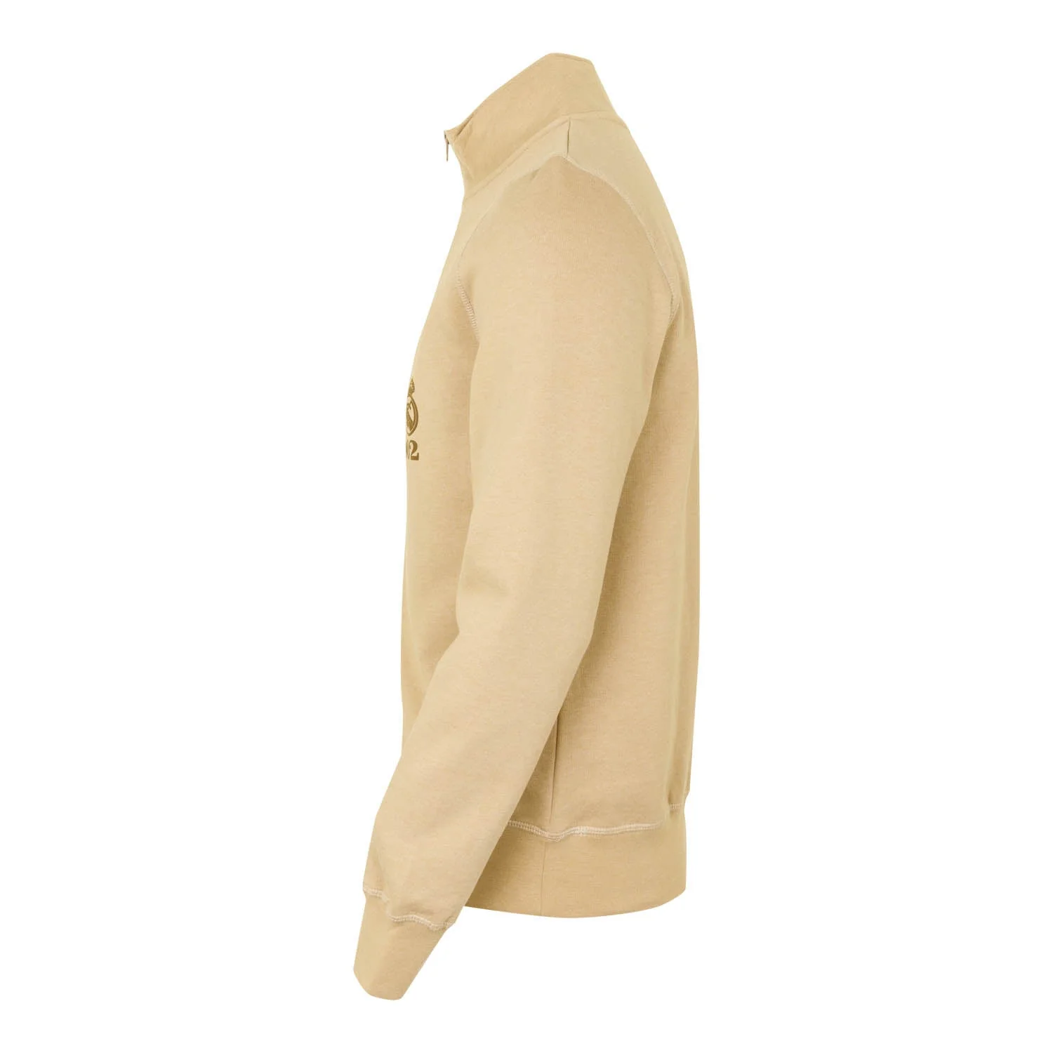 Sudadera Cremallera Hombre Established Beige - Image 4