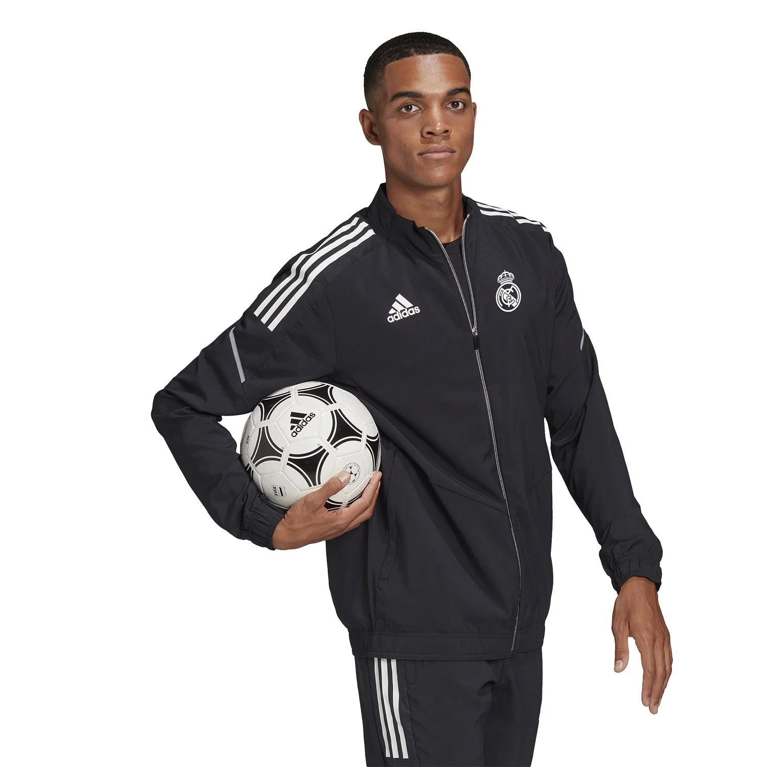 Chaqueta Hombre Entrenamiento TTS Negra adidas - Image 3