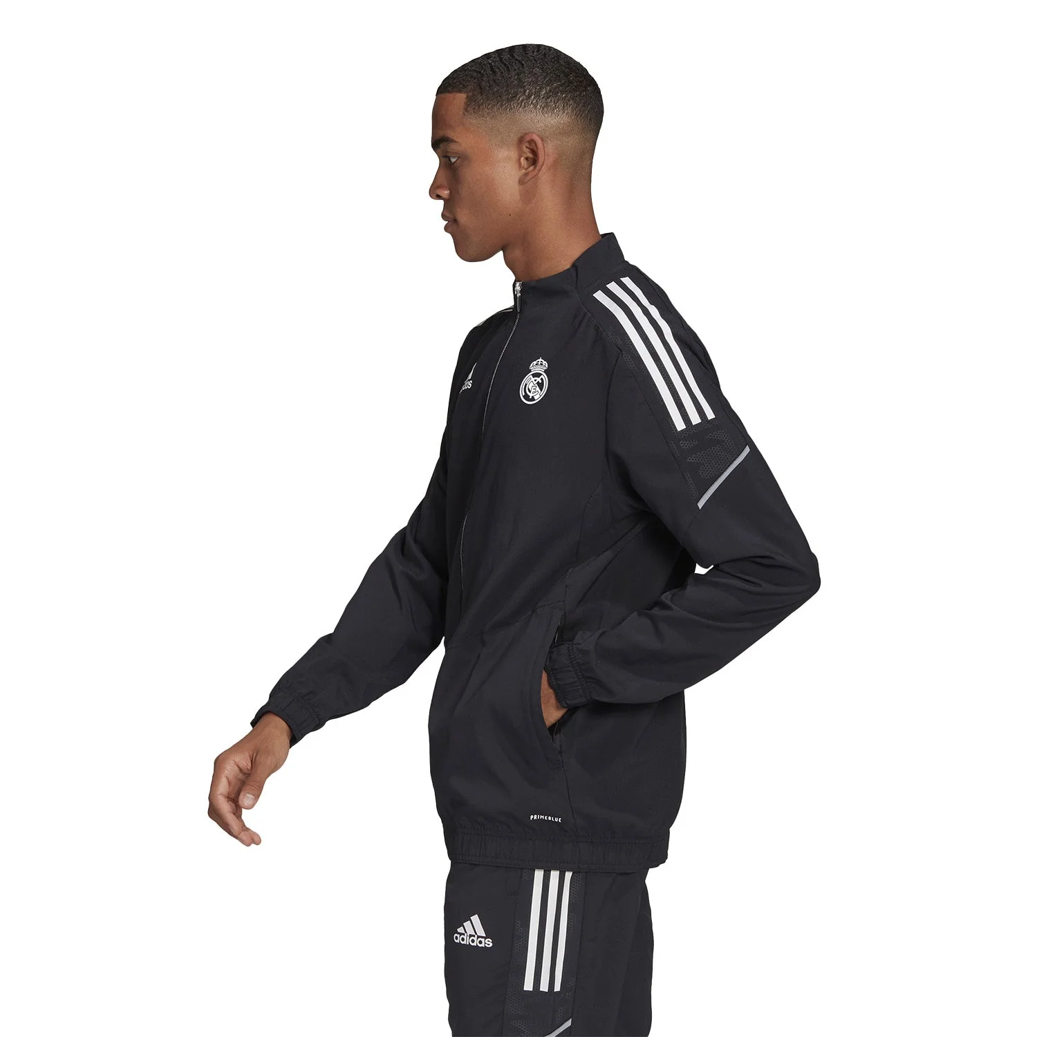 Chaqueta Hombre Entrenamiento TTS Negra adidas - Image 6
