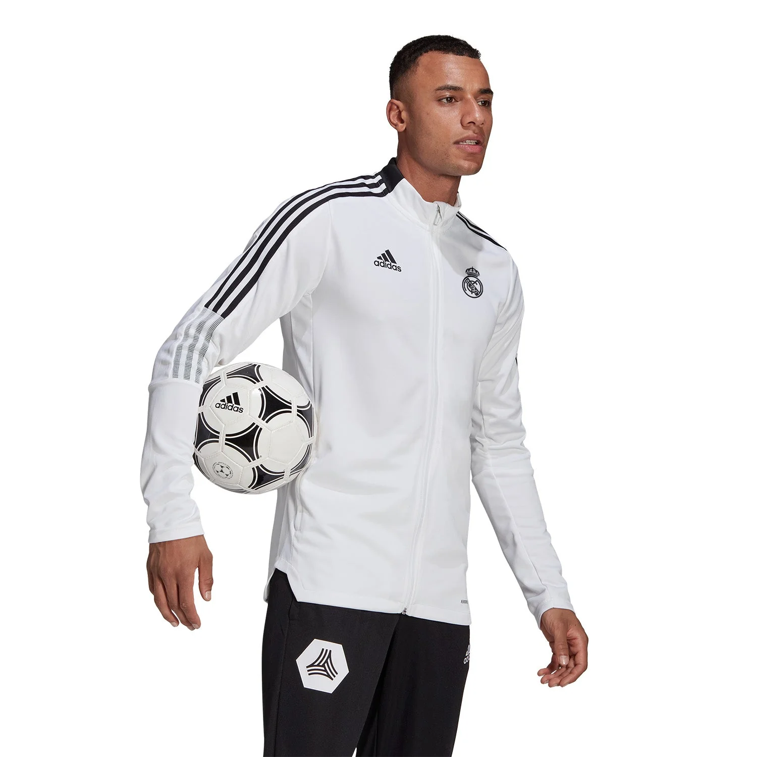 Chaqueta Hombre Entrenamiento TTS Blanca adidas - Image 6