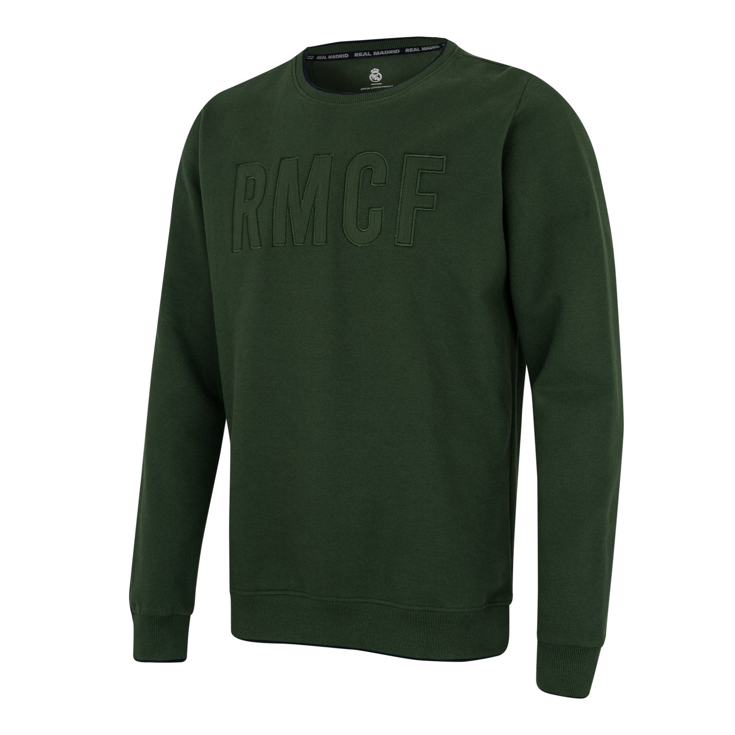 Sudadera Tonal Hombre Verde Real Madrid