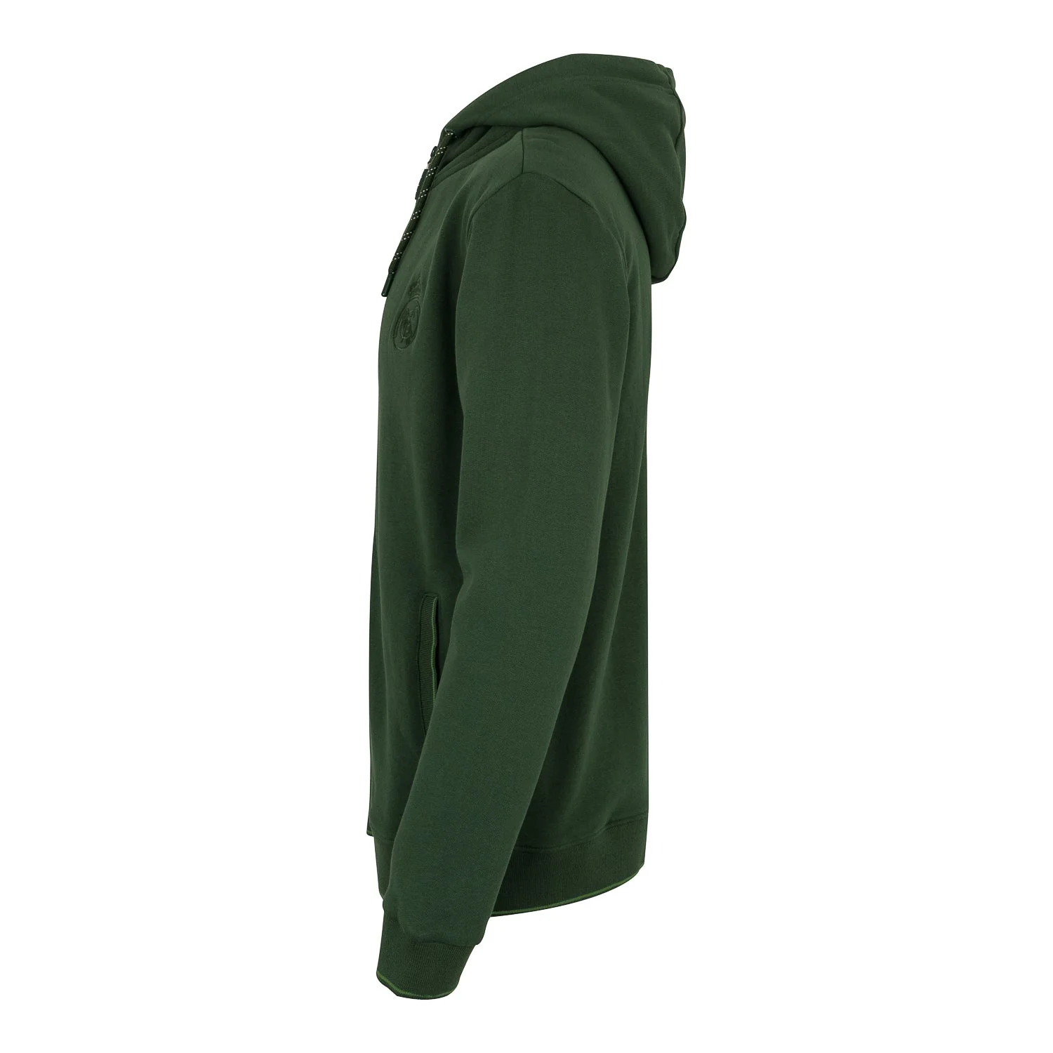 Sudadera Cremallera Tonal Hombre Verde Real Madrid - Image 3